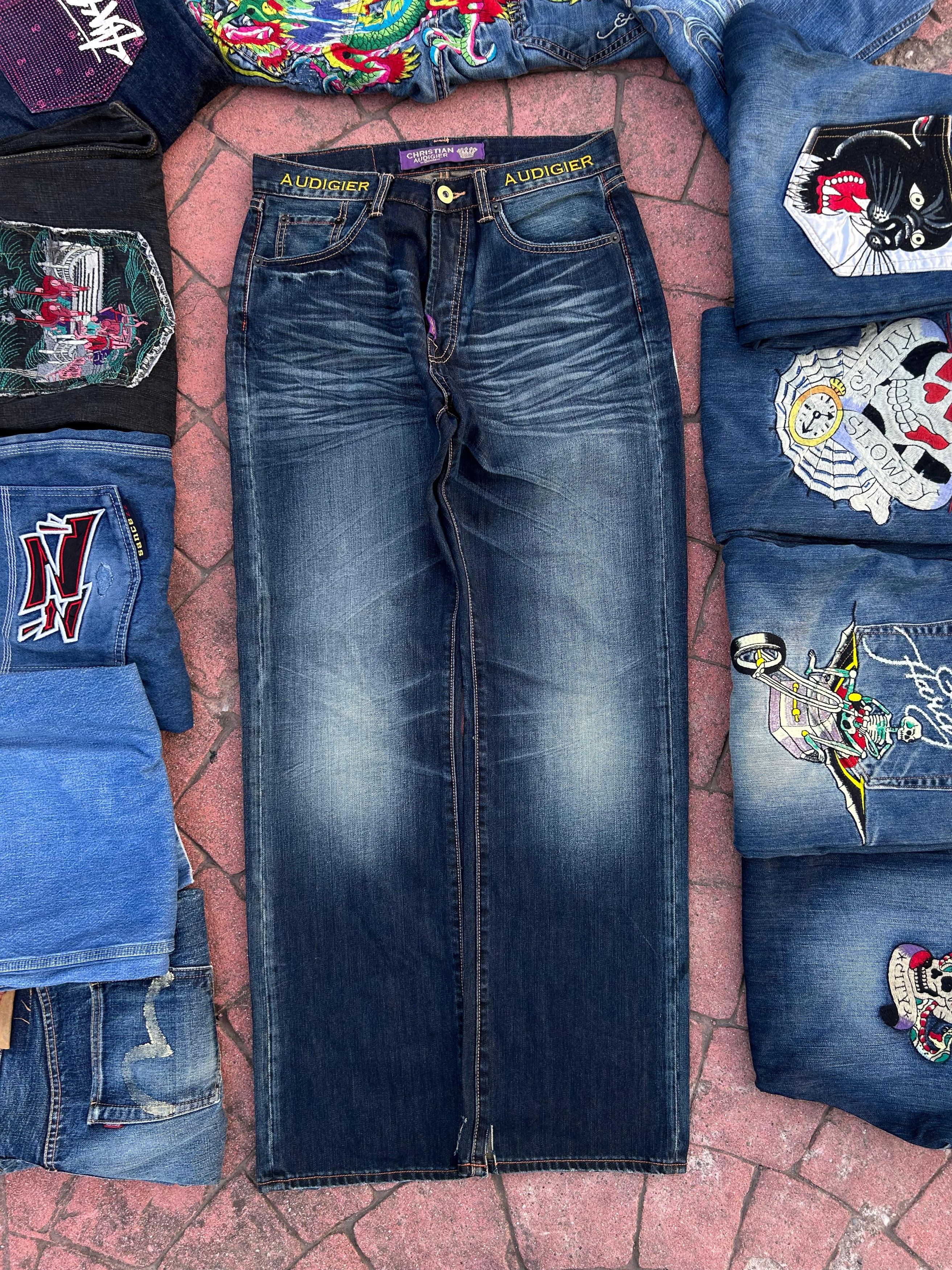 Christian Audigier × Ed Hardy Christian Audigier Jeans Size US 32 / EU 48 - 4 Thumbnail