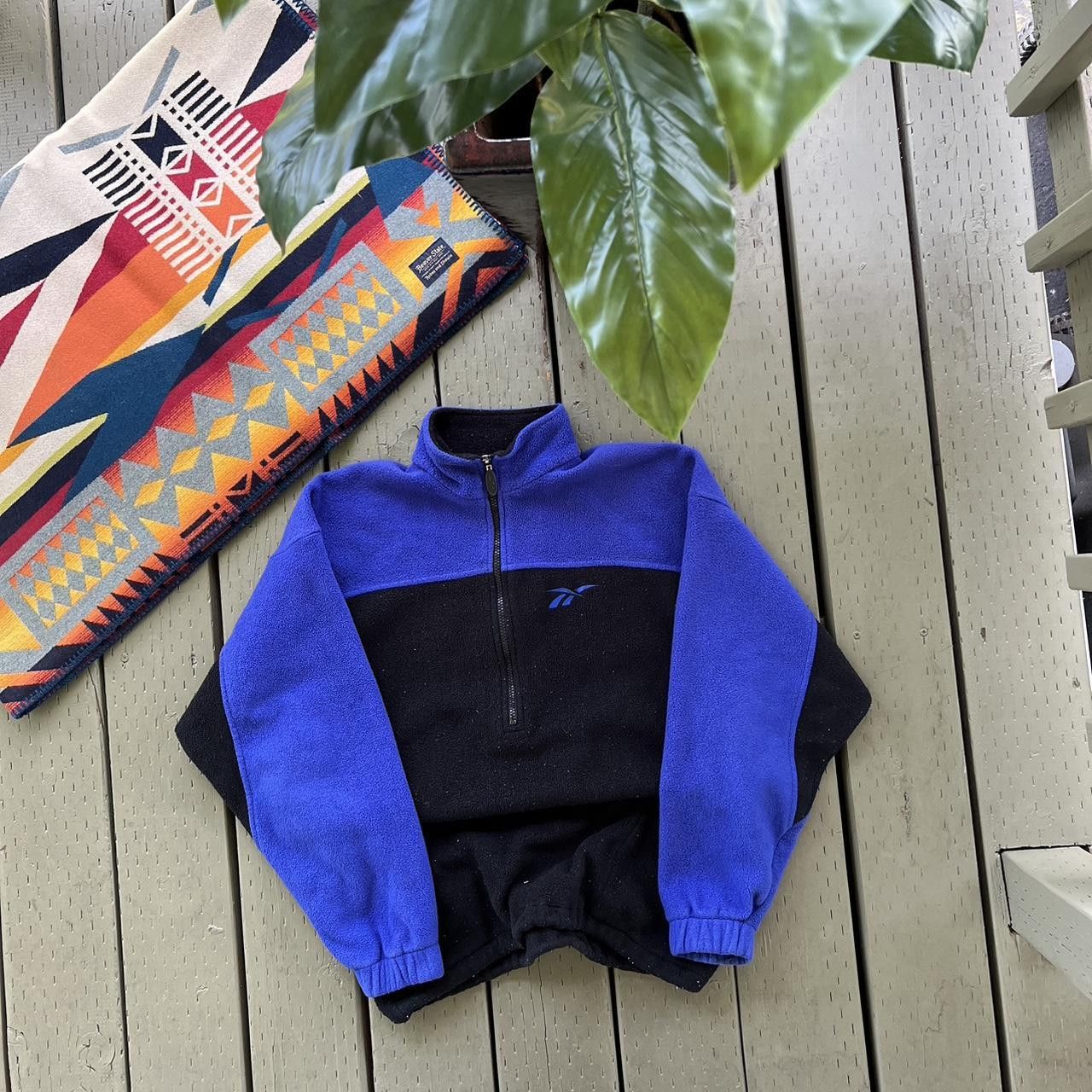 Reebok × Vintage Reebok Fleece Sweater Outdoor Style Size US XL / EU 56 / 4 - 1 Thumbnail