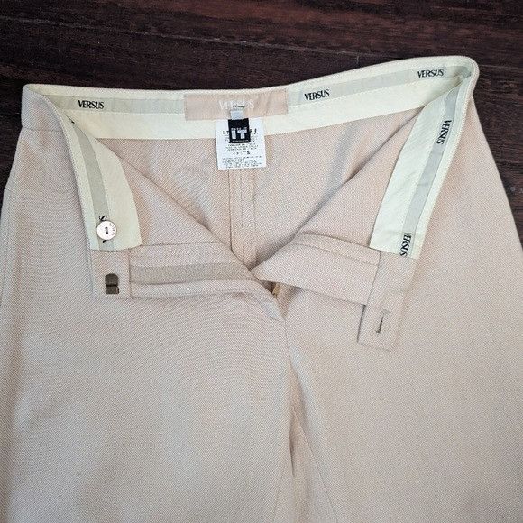 Versus Versace VERSUS VERSACE Cotton/Wool Midrise Ankle Zip Trouser Size 28" / US 6 / IT 42 - 3 Thumbnail