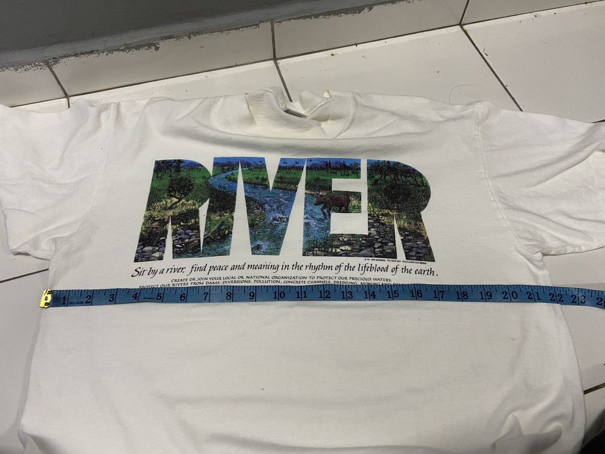 Vintage VINTAGE RIVER JIM MORRIS 91 ART SHORT SLEEVE TEE SHIRT Size US L / EU 52-54 / 3 - 13 Thumbnail