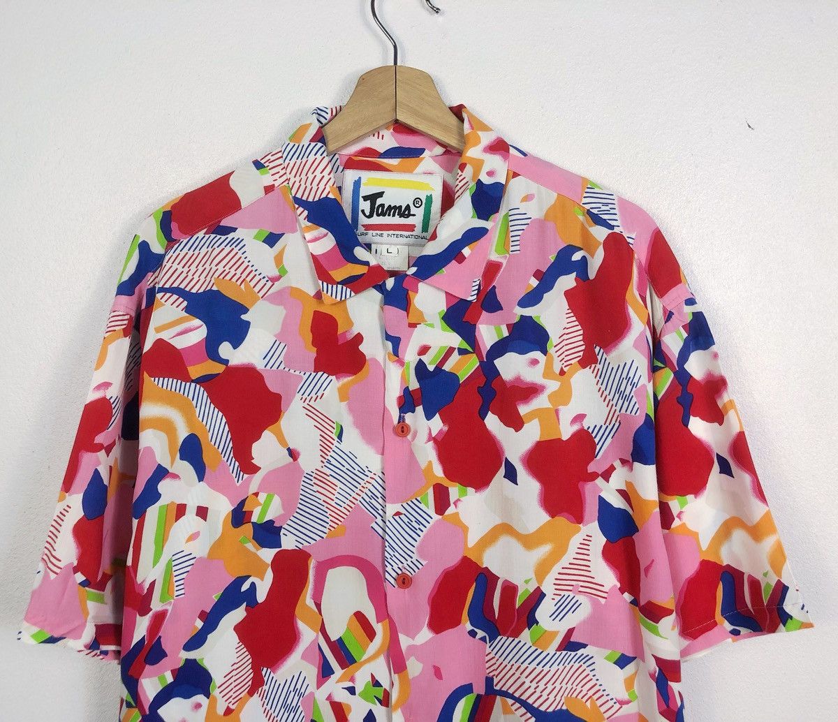 Jams World Rare Vintage Jams World Hawaiian Rayon Shirt Made in USA Size US L / EU 52-54 / 3 - 2 Thumbnail