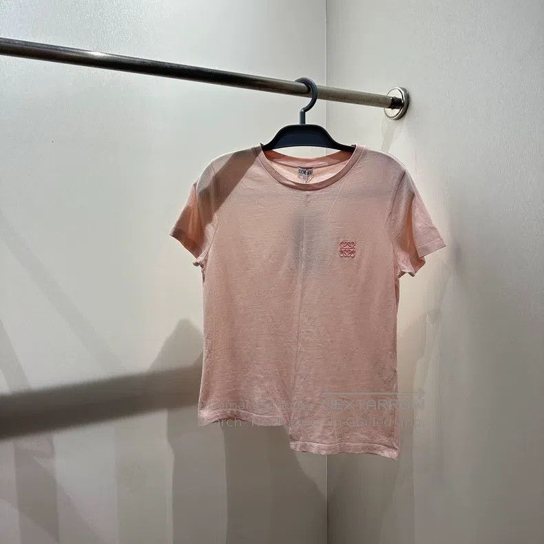 Loewe Loewe Logo Embroidered Asymmetrical Short Sleeve Size S / US 4 / IT 40 - 1 Thumbnail