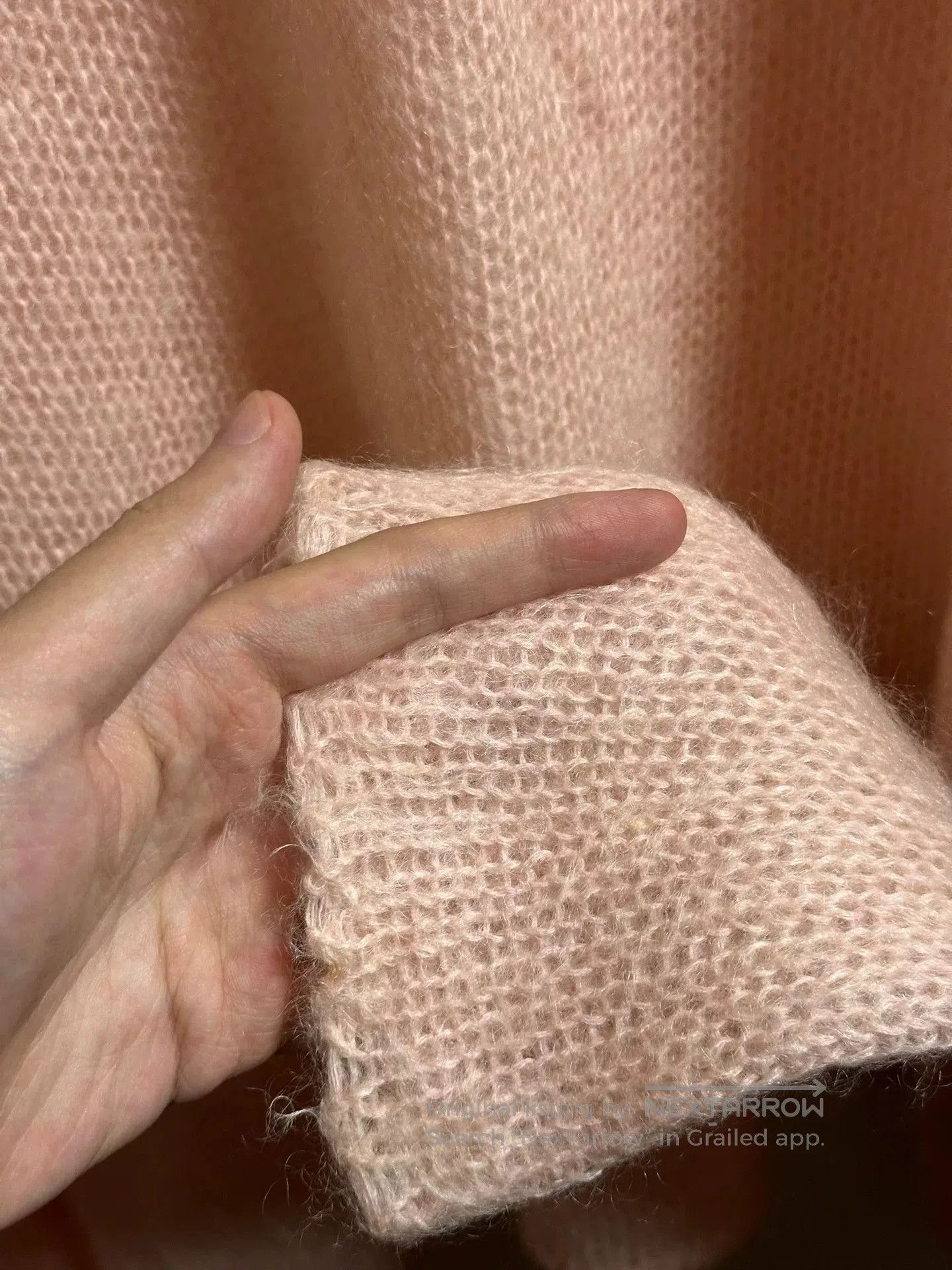 Saint Laurent Paris pink cashmere v. Size XL / US 12-14 / IT 48-50 - 3 Thumbnail