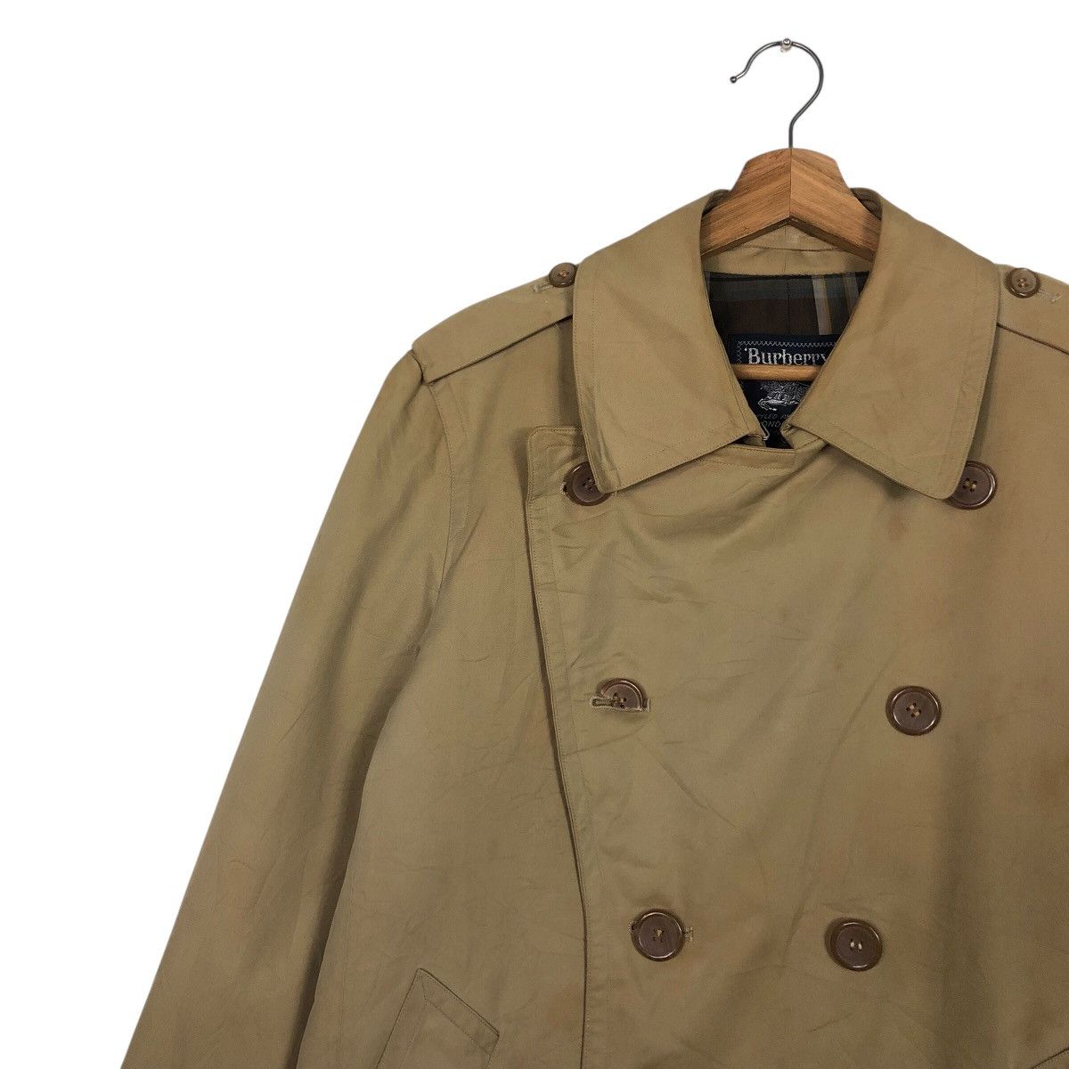 Burberry Vintage Long Jacket Trench Coat Burberry England Nova Check Size US M / EU 48-50 / 2 - 9 Thumbnail
