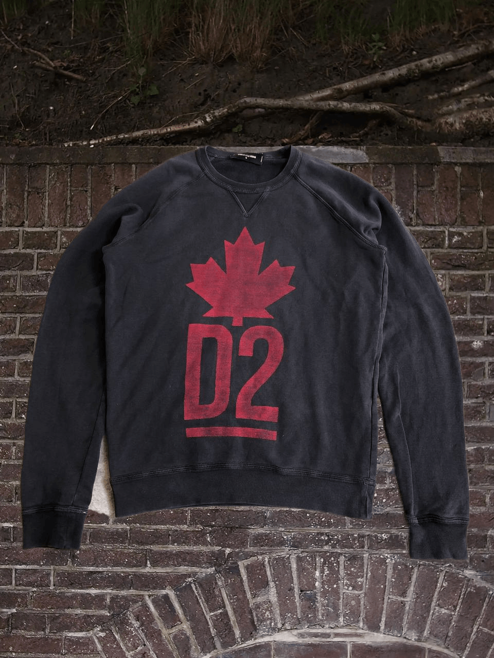 Dsquared2 DSQUARED2 Big Logo Printed Pullover Y2K Made In Italy Size US S / EU 44-46 / 1 - 1 Thumbnail