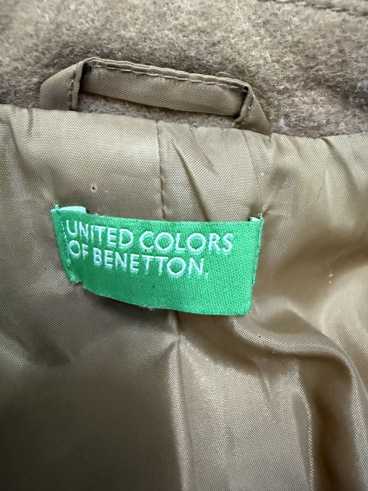 United Colors Of Benetton United Colors of Benetton Long Coat Wool Jacket Size US S / EU 44-46 / 1 - 8 Thumbnail