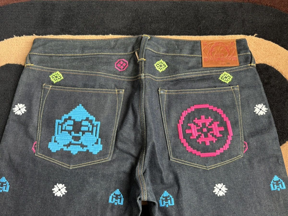Evisu EVISU daicock style cropped denim pants size：38 Size US 38 / EU 54 - 5 Thumbnail