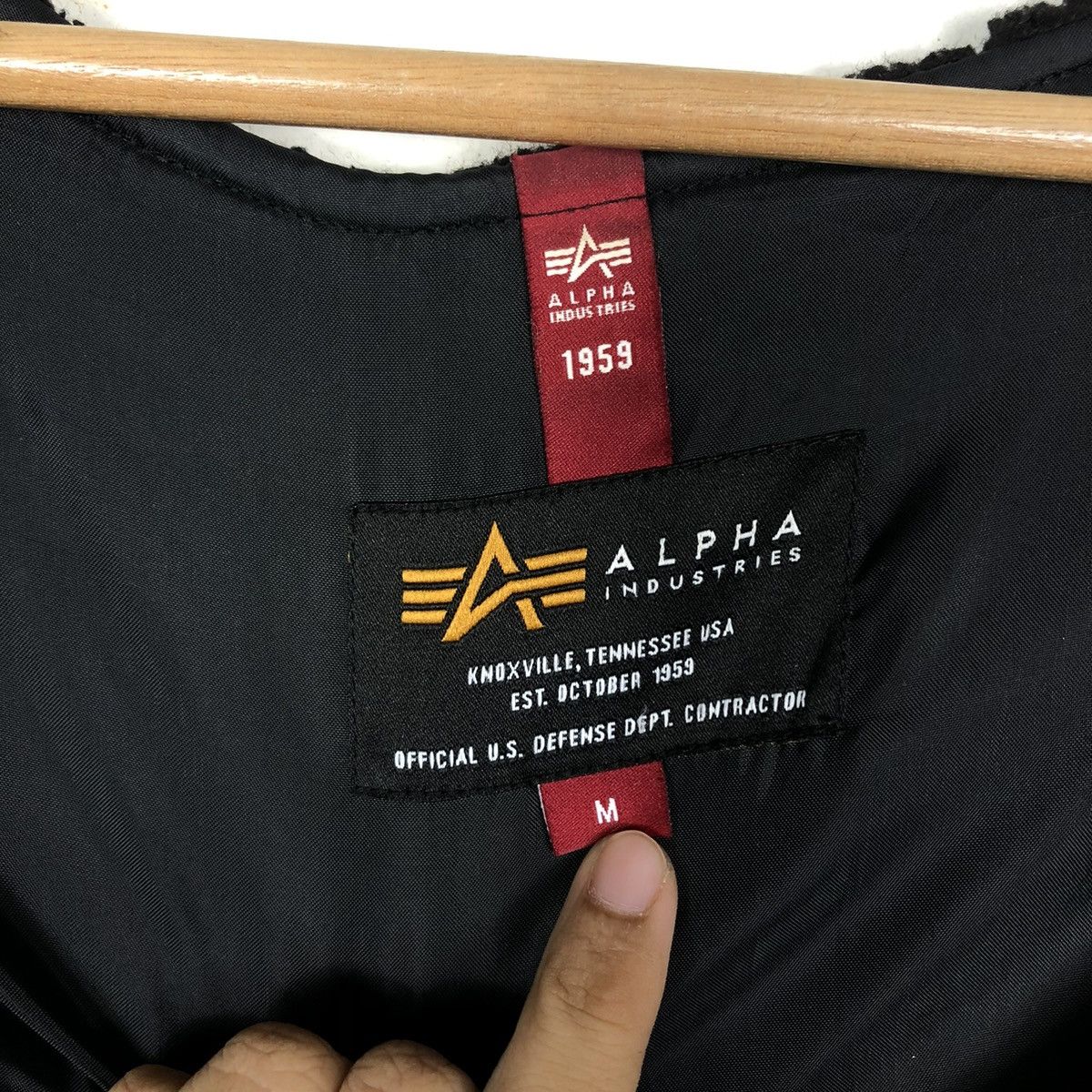 Alpha Industries 📌VINTAGE CROPPED FLEECE JACKET ALPHA INDUSTRIES Size US M / EU 48-50 / 2 - 18 Thumbnail