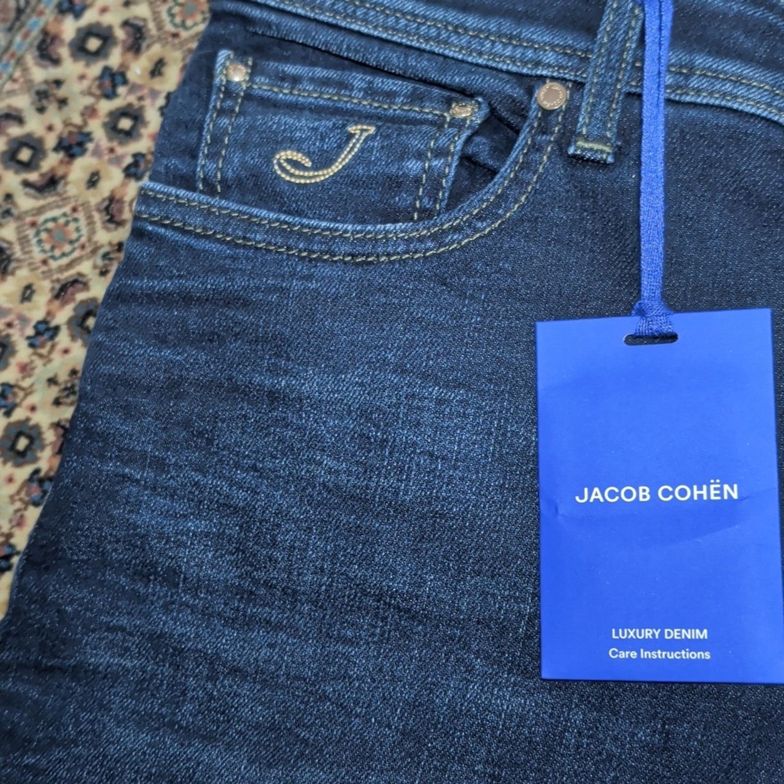 Jacob Cohen Jacob Cohen Indigo Slim Men's Jeans Size 32 Size US 32 / EU 48 - 3 Thumbnail