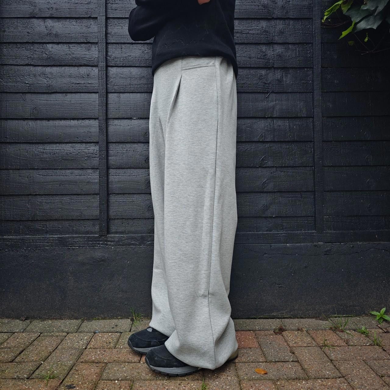 Other Japanese Grey Wide Leg Joggers Size US 32 / EU 48 - 2 Thumbnail