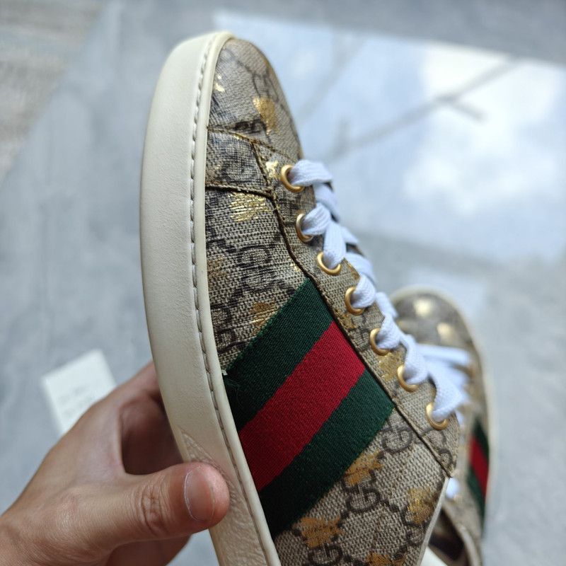 Gucci Gucci Ace Low-Top Sneakers for Men - Size US 6 / EU 39 - 7 Thumbnail