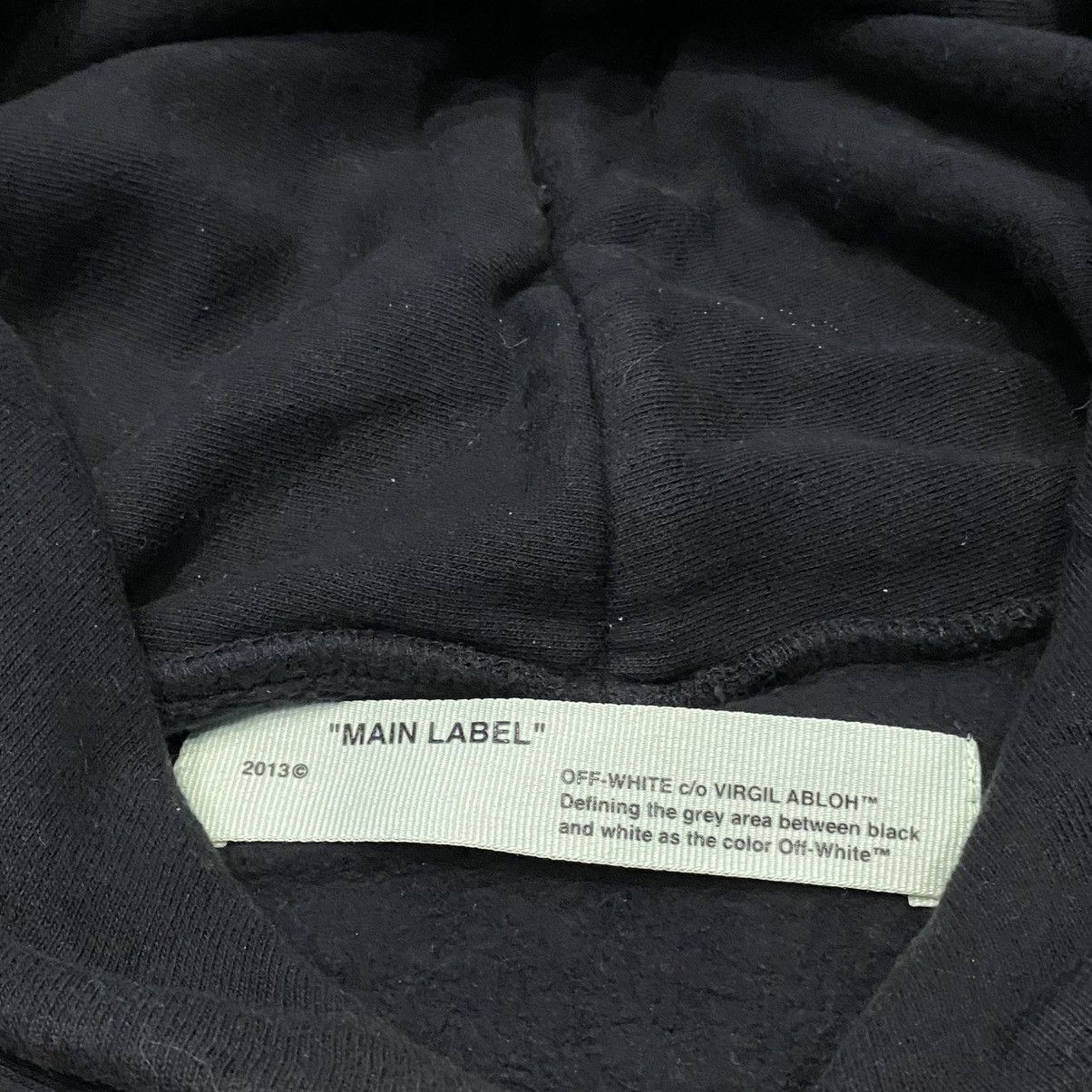 Off-White Off White Black Pullover Hoodie Size US XS / EU 42 / 0 - 5 Thumbnail