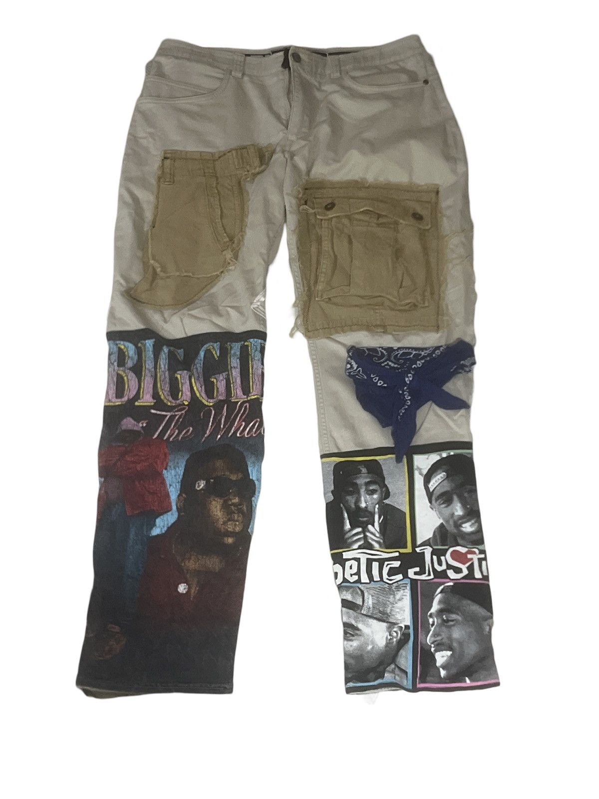 Vintage Jrcustomspr “legends never die” 1 of 1custom jeans Size US 34 / EU 50 - 1 Thumbnail