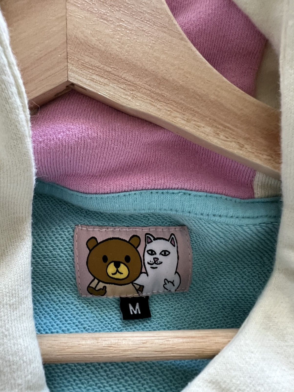 Teddy Fresh Teddy Fresh Hoodie x Ripndip | Pastel Color-block Pullover Size US M / EU 48-50 / 2 - 3 Thumbnail