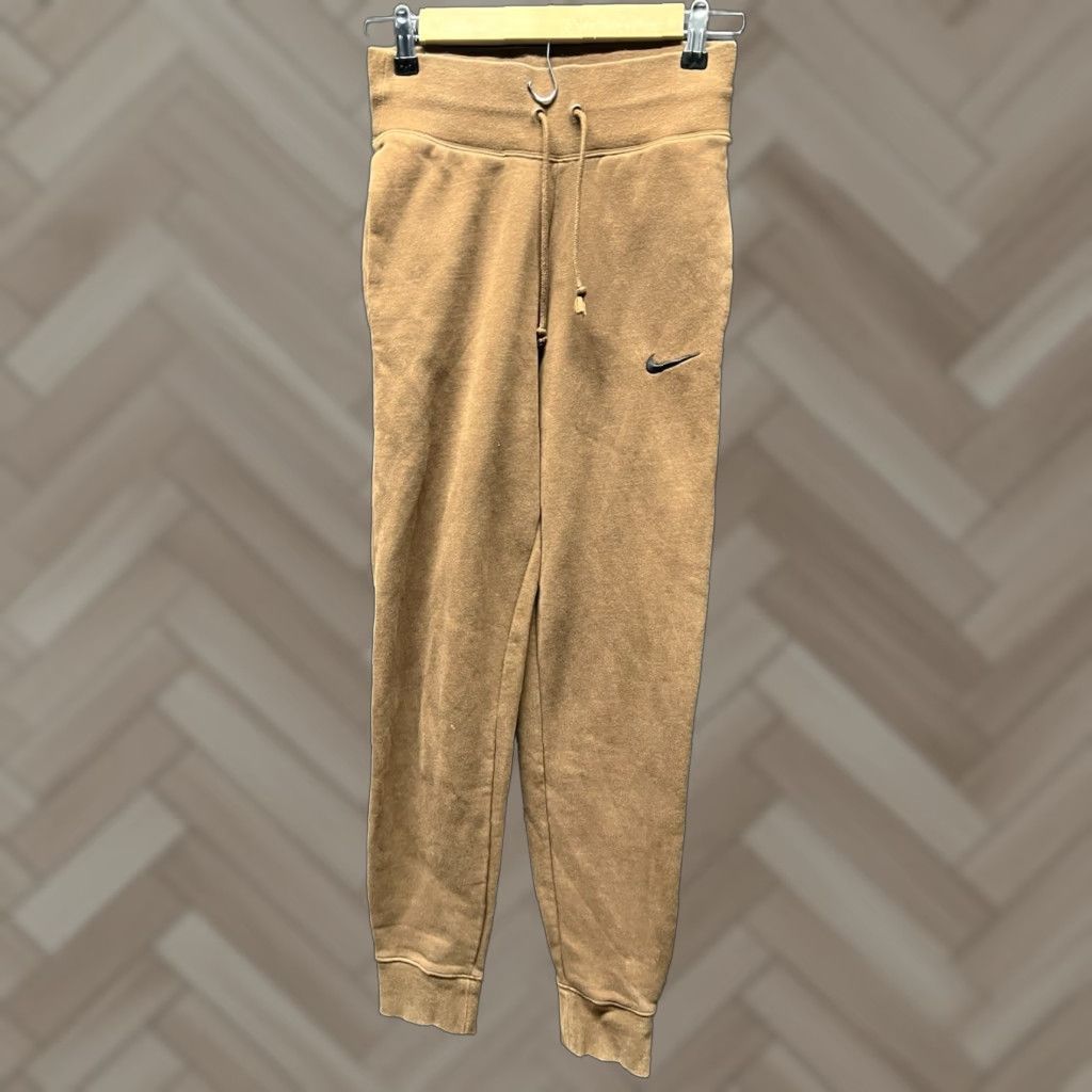 Nike Nike Pant Women’s XS Brown Training Jogger Phoenix High Rise Fleece DQ5688 Size 26" / US 2 / IT 38 - 1 Thumbnail