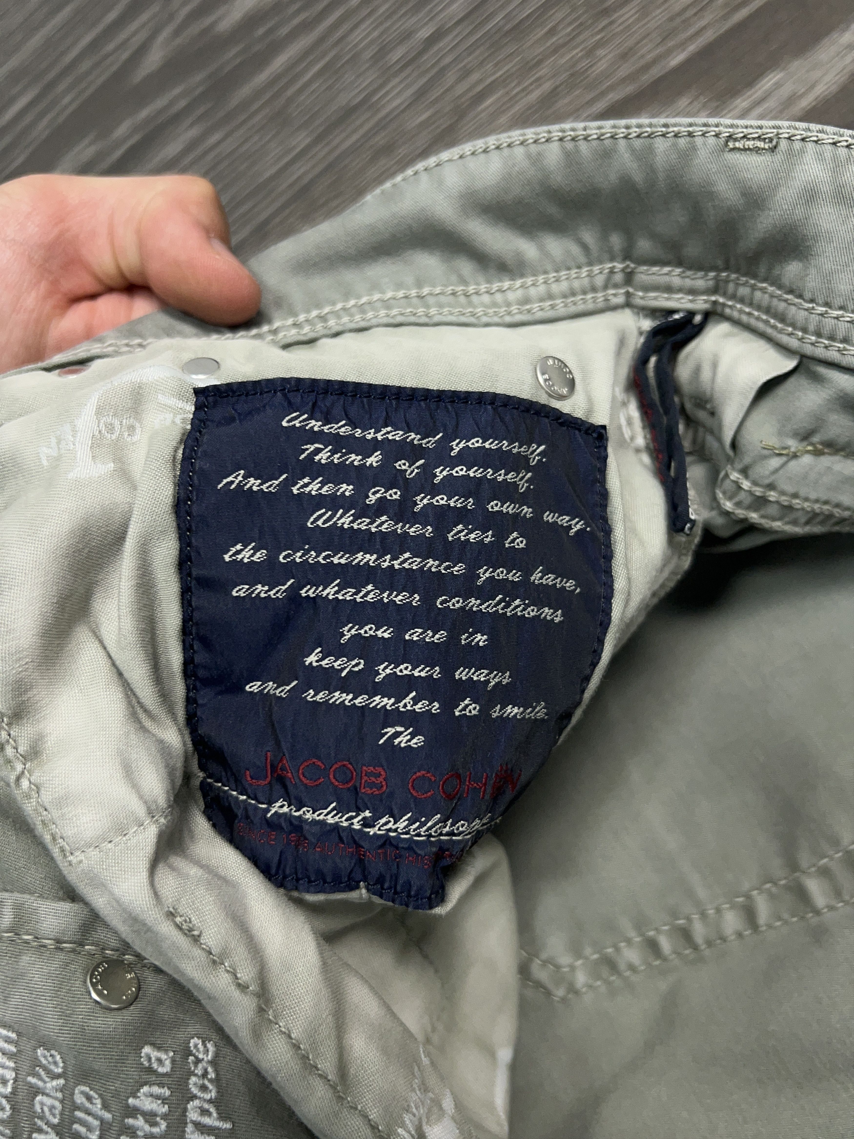 Jacob Cohen Mens J688 COMF Lyocell Cotton Elastane Chino Pants Trousers Size US 35 - 10 Thumbnail