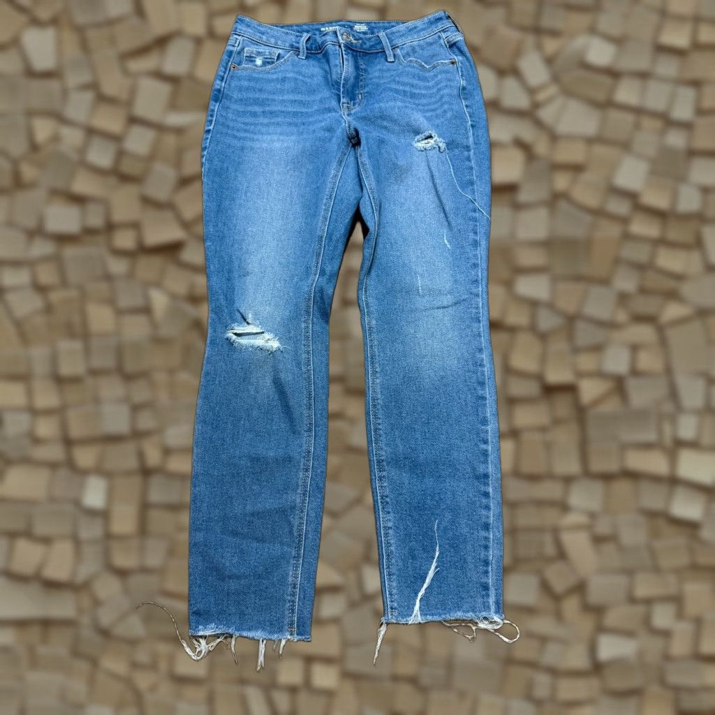 Old Navy Old Navy Jeans Women's Size 6 Blue Denim Hi Rise Rockstar Super Skinny Size 28" / US 6 / IT 42 - 1 Thumbnail