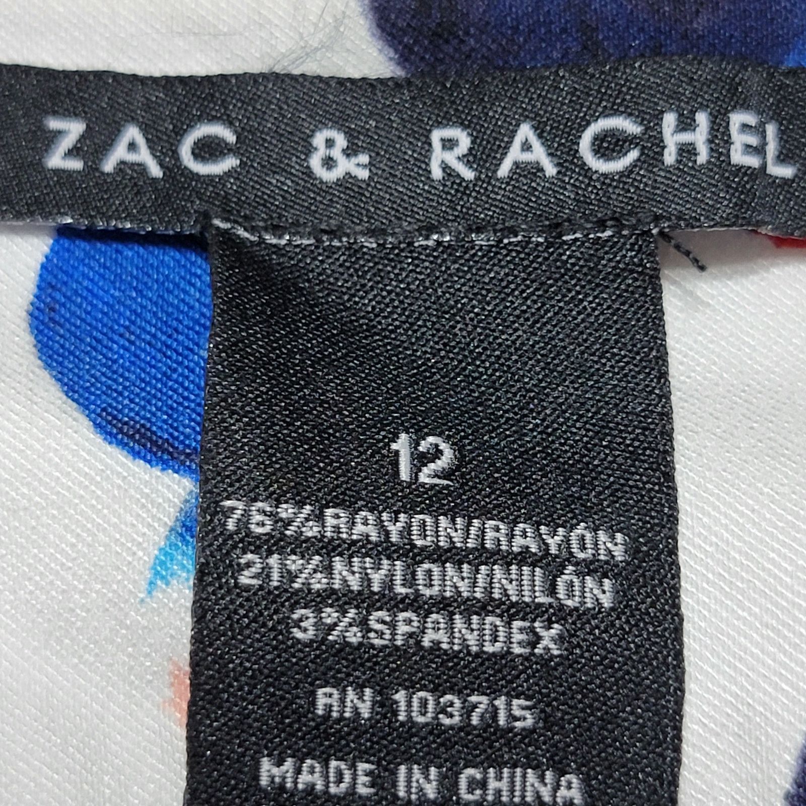 Other Zac & Rachel White w/ Blue & Red Dots Skorts - Size 12 Size 34" / US 12 / IT 48 - 4 Thumbnail