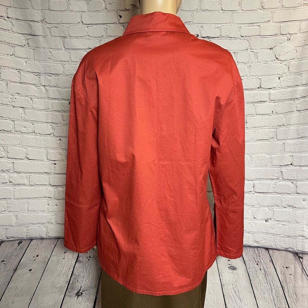 Other NWT New VHNY Red Cotton Button Down Shirt Size M Size M / US 6-8 / IT 42-44 - 5 Thumbnail