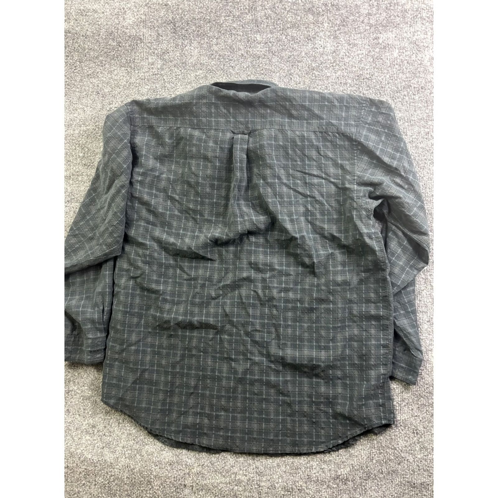 Vintage Columbia Shirt Mens XL Green Plaid Long Sleeve Button Front Modal Outdoor Mens XL Green Plaid Button-Up Shirt Size US XL / EU 56 / 4 - 8 Thumbnail