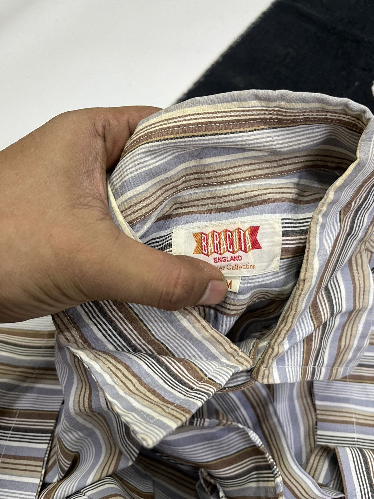Baracuta × Hysteric Glamour × If Six Was Nine Baracuta stripe vintage short sleeve button shirt Size US M / EU 48-50 / 2 - 5 Thumbnail