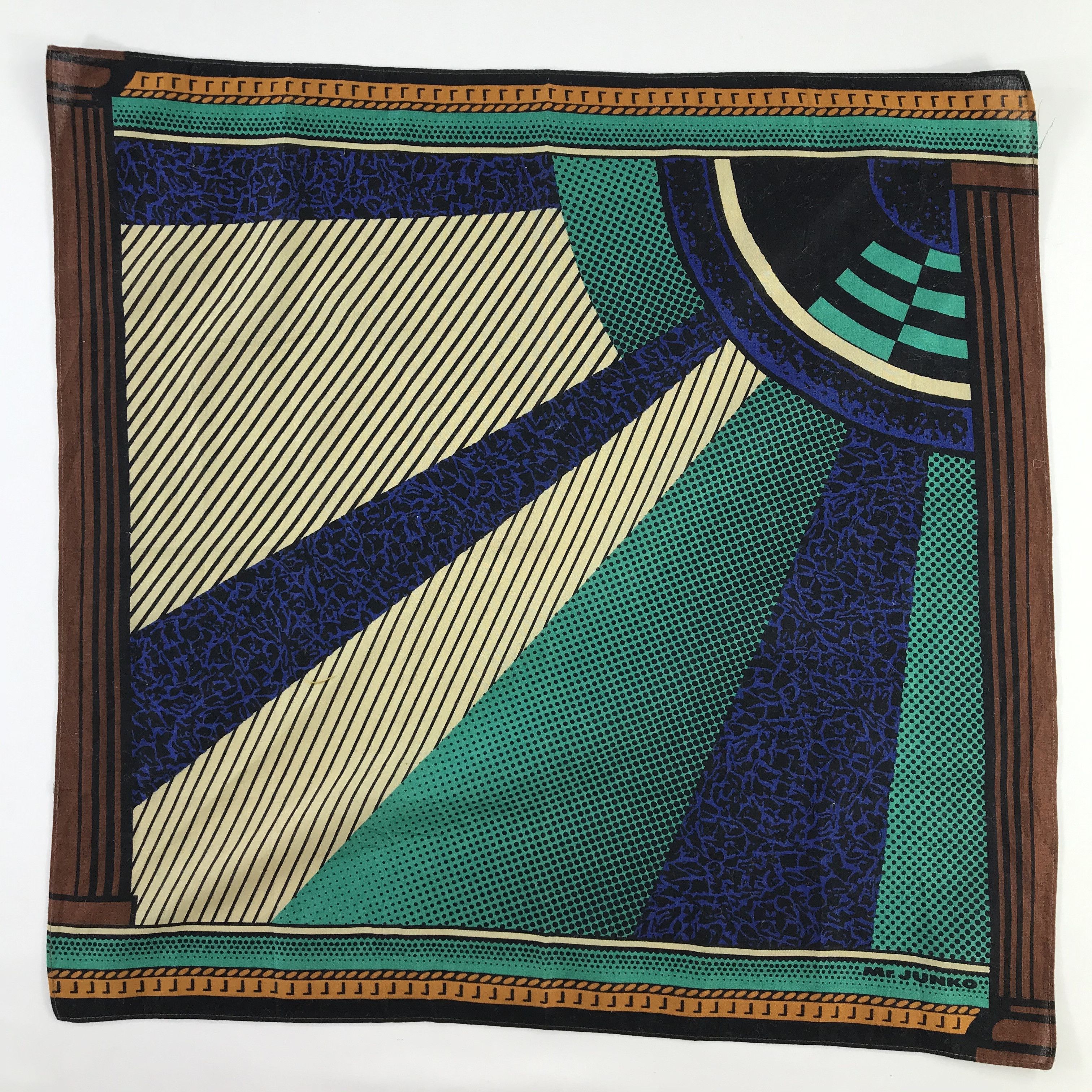 Mr. Junko × Vintage Mr. Junko Bandana / Handkerchief / Neckerchief - S804 Size ONE SIZE - 1 Thumbnail