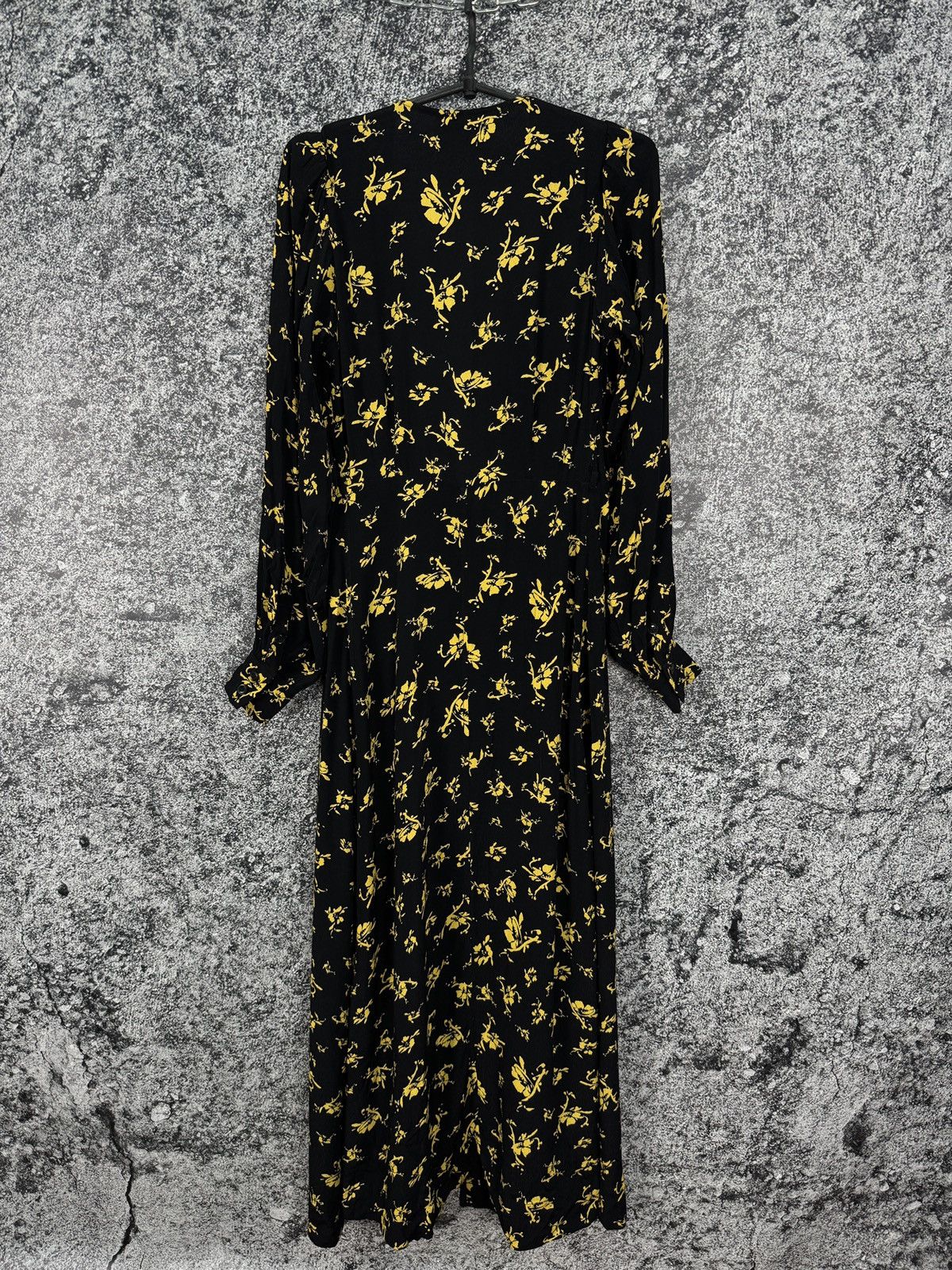 Ganni Ganni Floral Wrap Maxi Dress Viscose Long Sleeve Size 32 Size XXS / US 00 / IT 34 - 12 Thumbnail