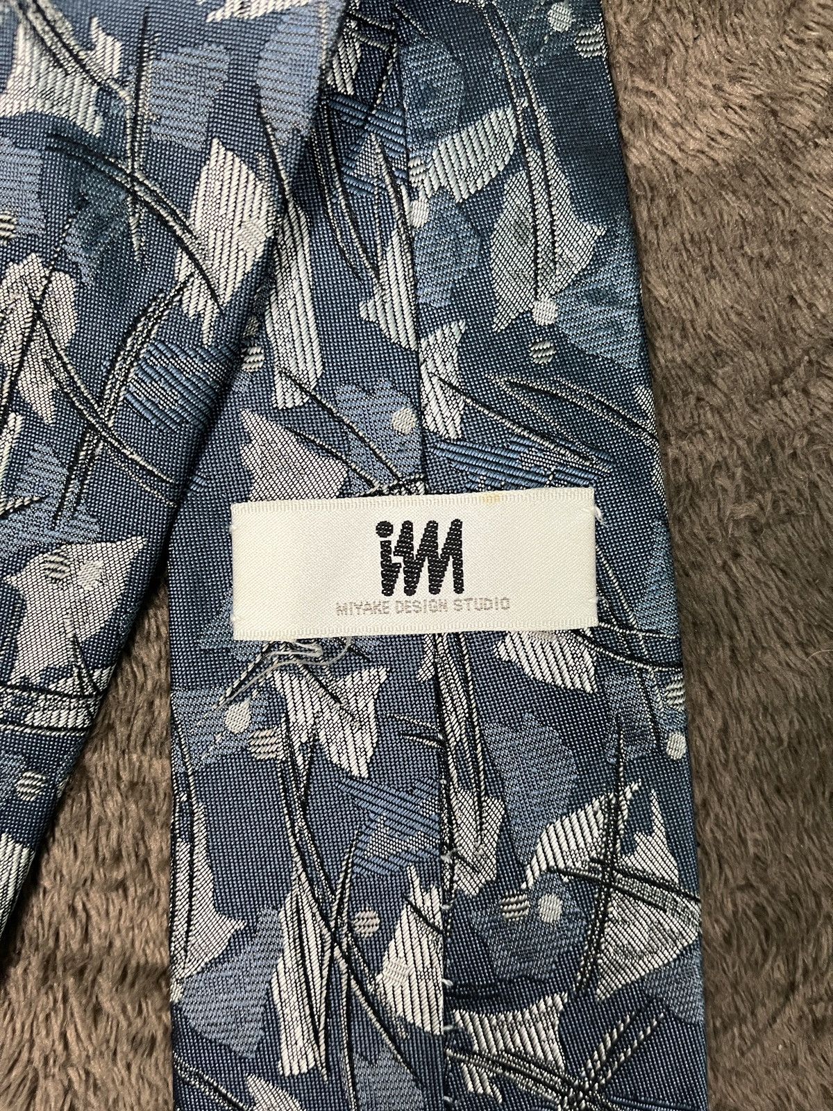 Issey Miyake × Vintage Issey Miyake IM Studio Silk Necktie Size ONE SIZE - 5 Thumbnail