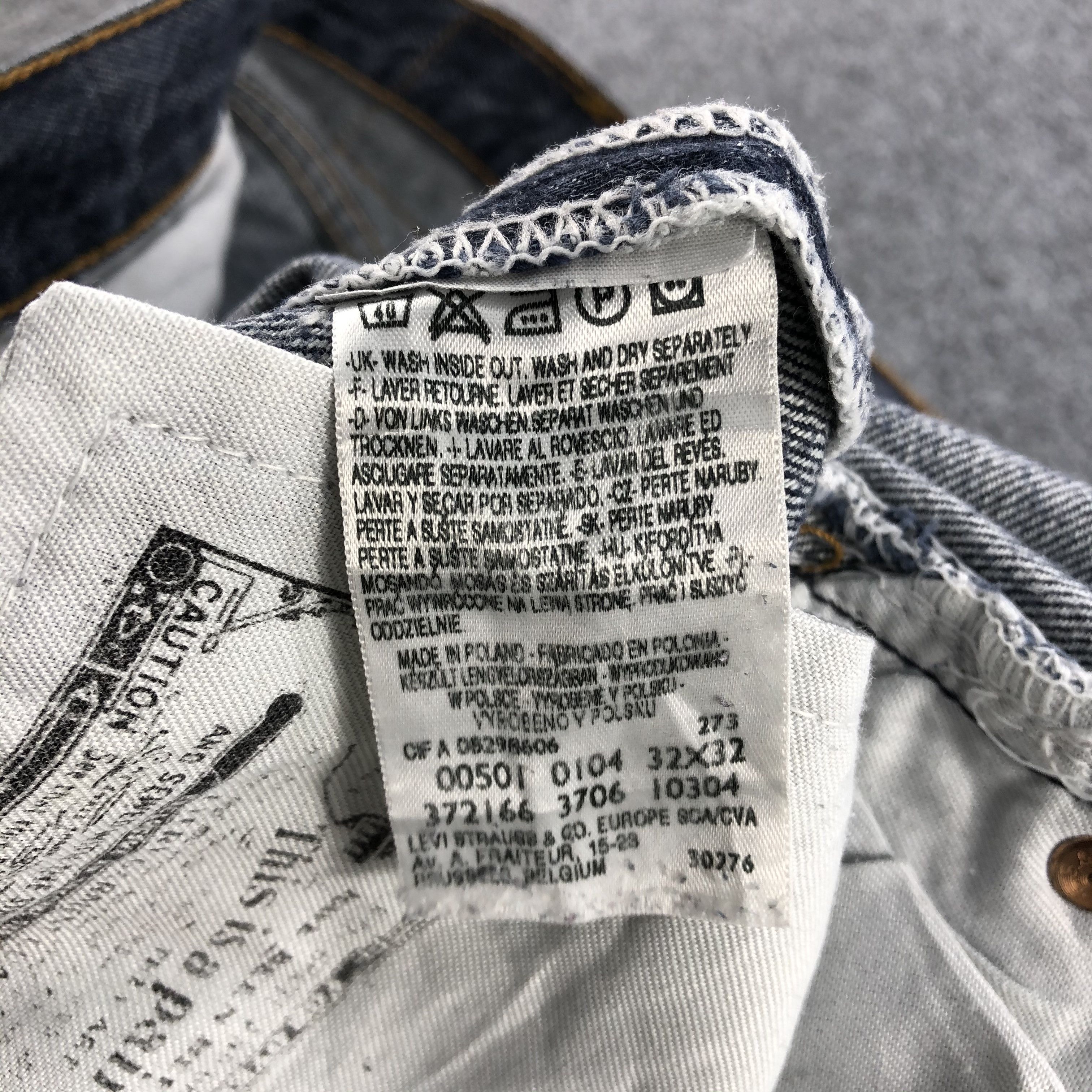 Levi's × Vintage Vintage 90s Levis 501 Earth Tone Jeans-JM1676 Size US 32 / EU 48 - 13 Thumbnail