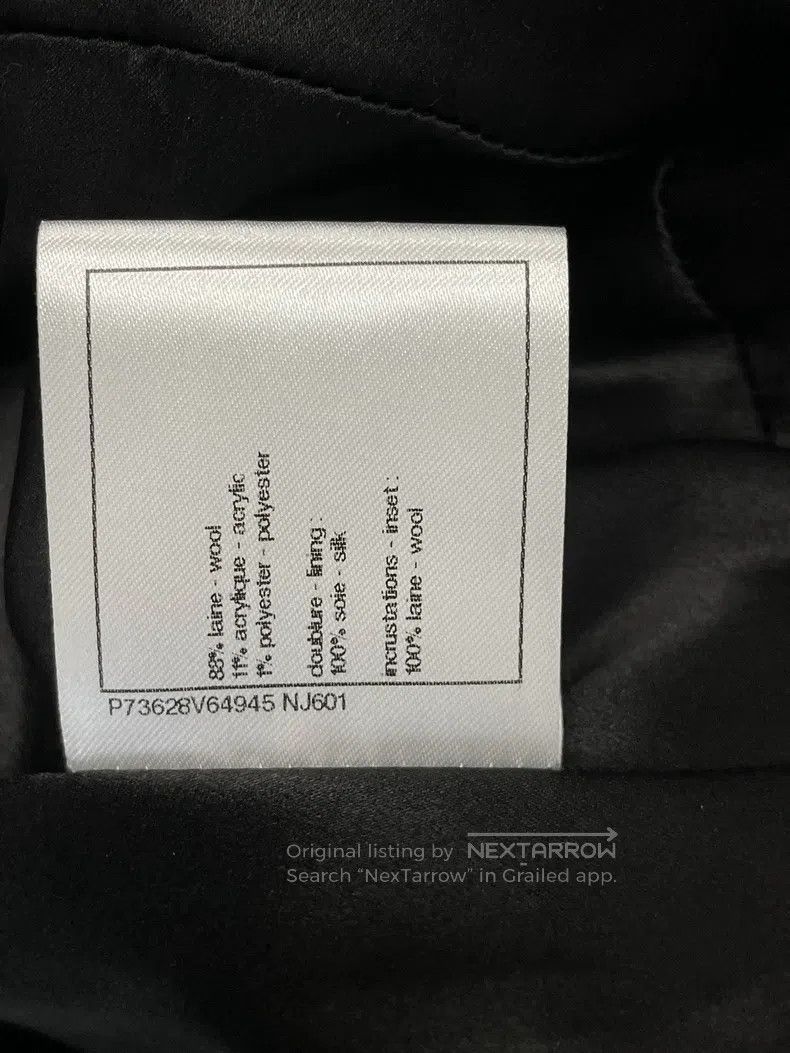 Chanel Chanel 22K gray black plaid four-pocket jacket Size S / US 4 / IT 40 - 7 Thumbnail