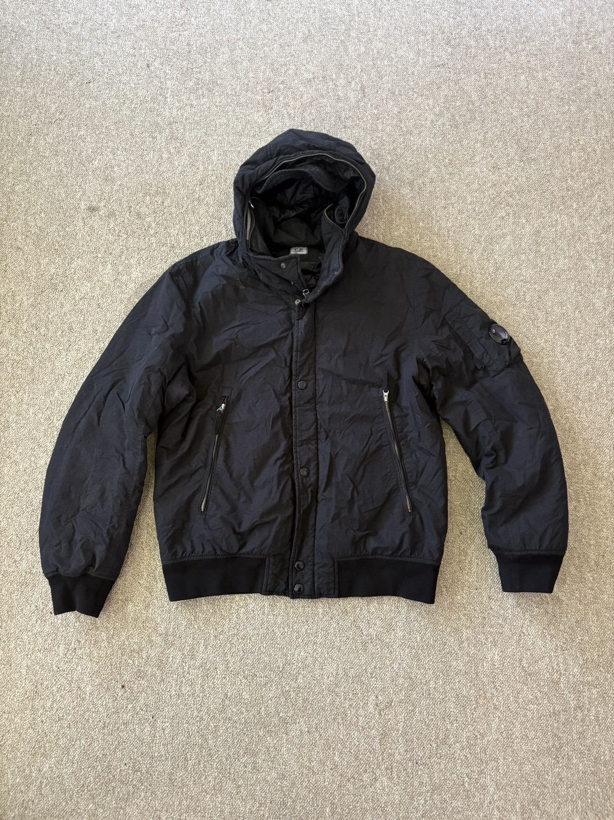 C.P. Company Flatt nylon hooded padded jacket Size US L / EU 52-54 / 3 - 8 Thumbnail