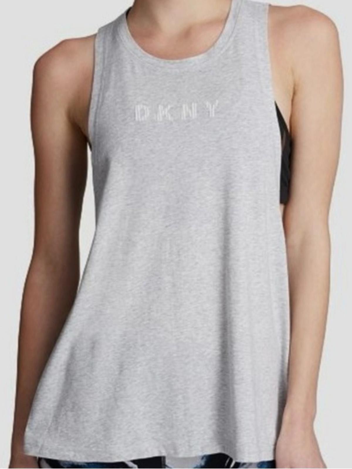 DKNY DKNY Sport / Logo Athletic Tank Top / Gray Size M / US 6-8 / IT 42-44 - 1 Thumbnail
