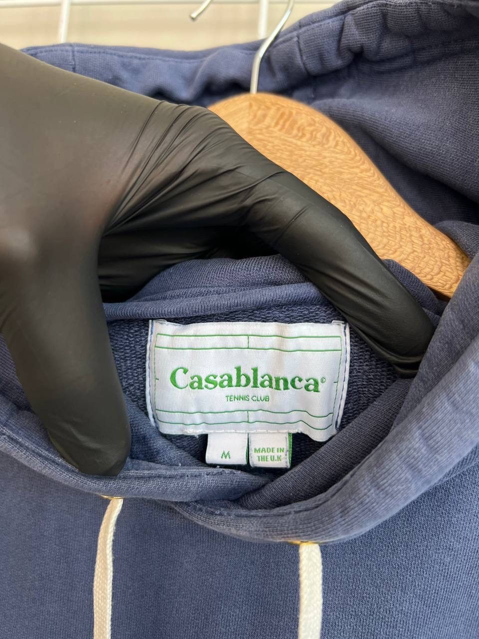 Casablanca Casablanca Casa Arch Logo Hoody Mens Size M Blue Hoodie Size US M / EU 48-50 / 2 - 10 Thumbnail