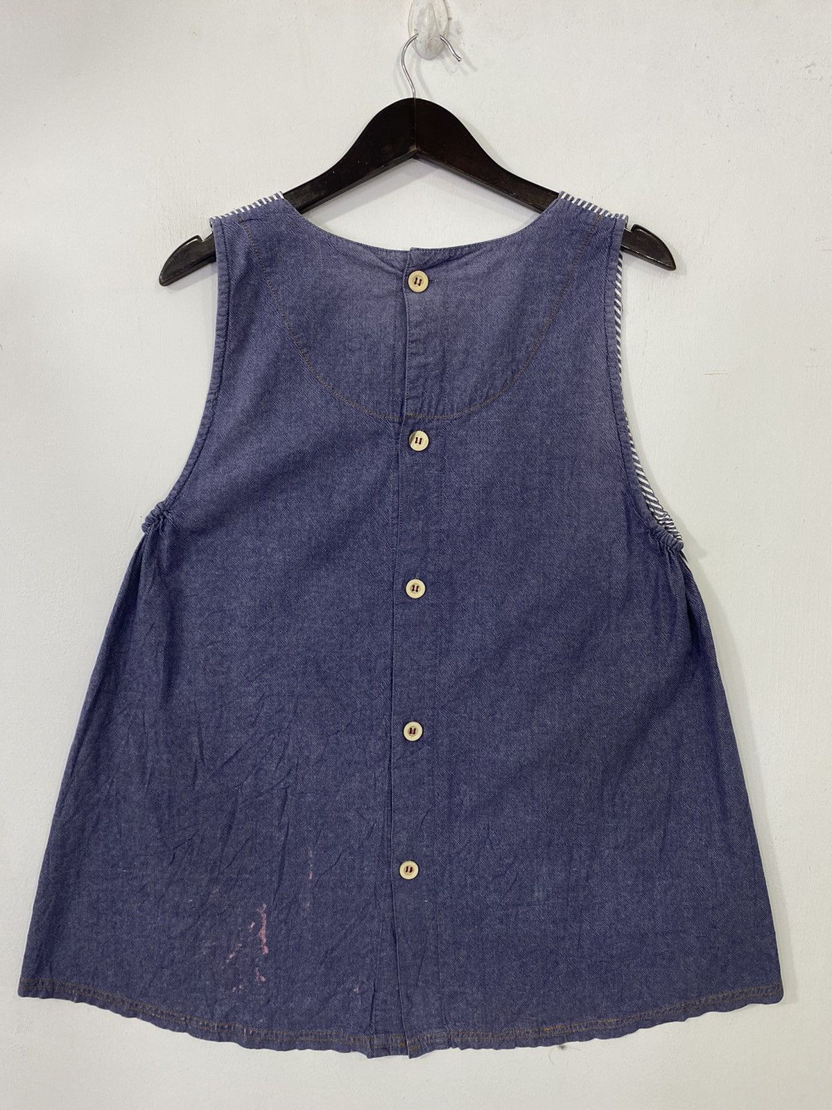 Vintage 💥VINTAGE HICKORY casual denime kitchen APRON Size ONE SIZE - 6 Thumbnail