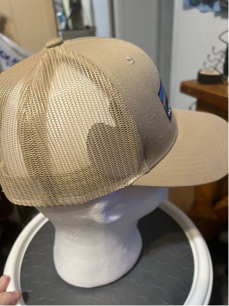 The Unbranded Brand Men's Beige Trucker Hat Blue Neighborhood Lending Size ONE SIZE - 4 Thumbnail