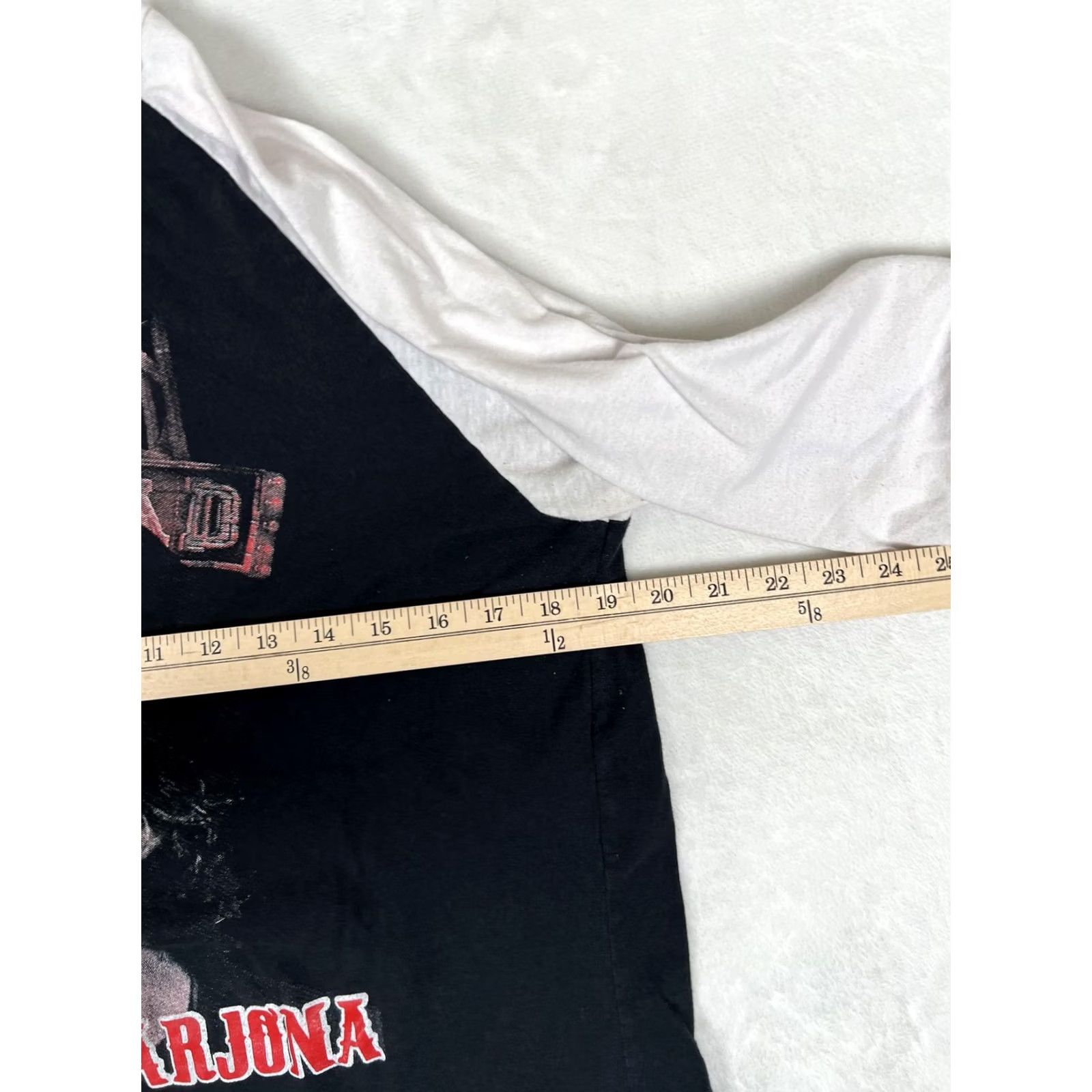 Vintage Ricardo Arjona Circo Soledad Shirt Mens Medium Black 3/4 Sleeve Raglan Tour Concert Shirt Mens Size US M / EU 48-50 / 2 - 6 Thumbnail
