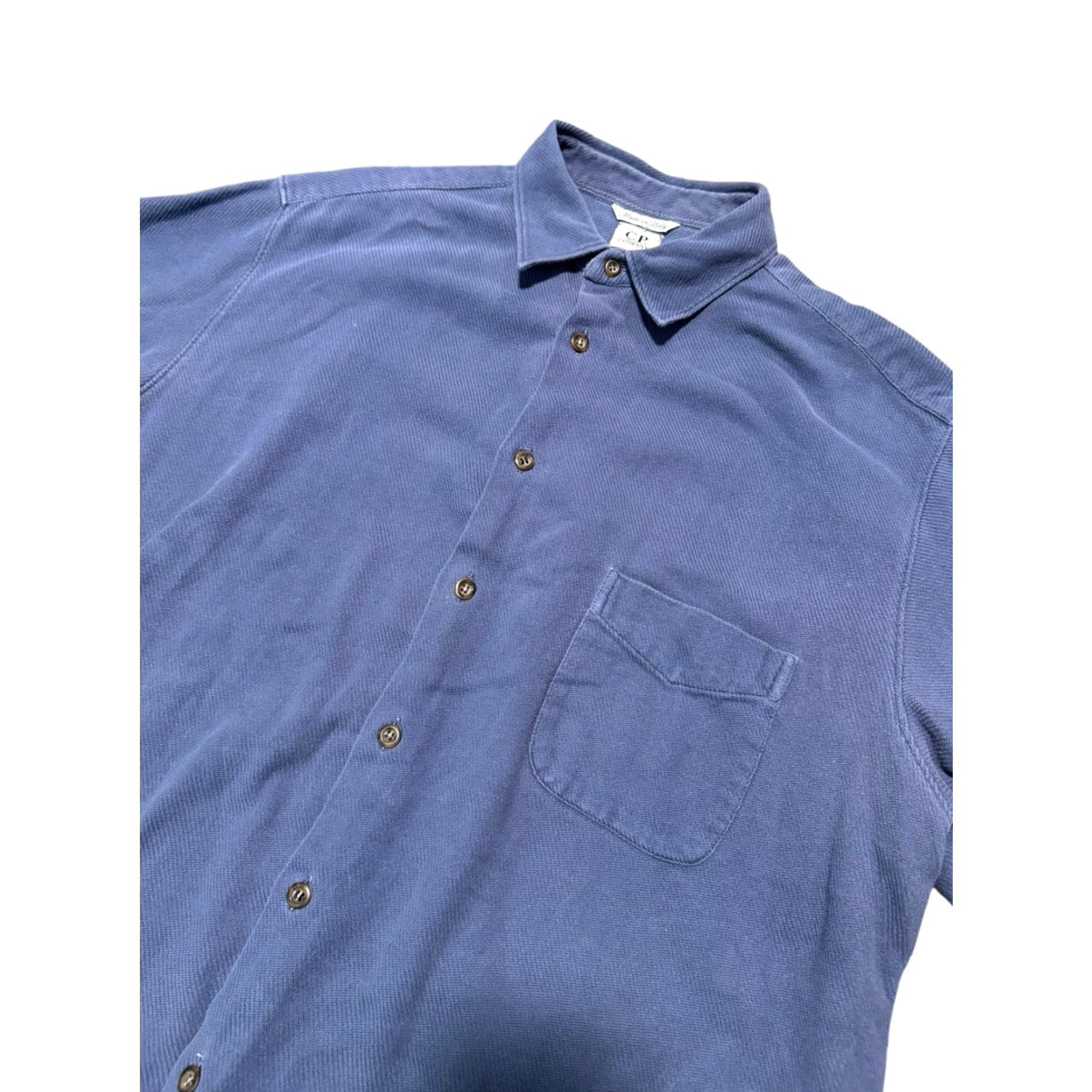 Vintage VINTAGE C.P. COMPANY Shirt XXLarge 6 Blue Cotton Long Sleeve Button-Down Made in Italy Mens Size US S / EU 44-46 / 1 - 5 Thumbnail