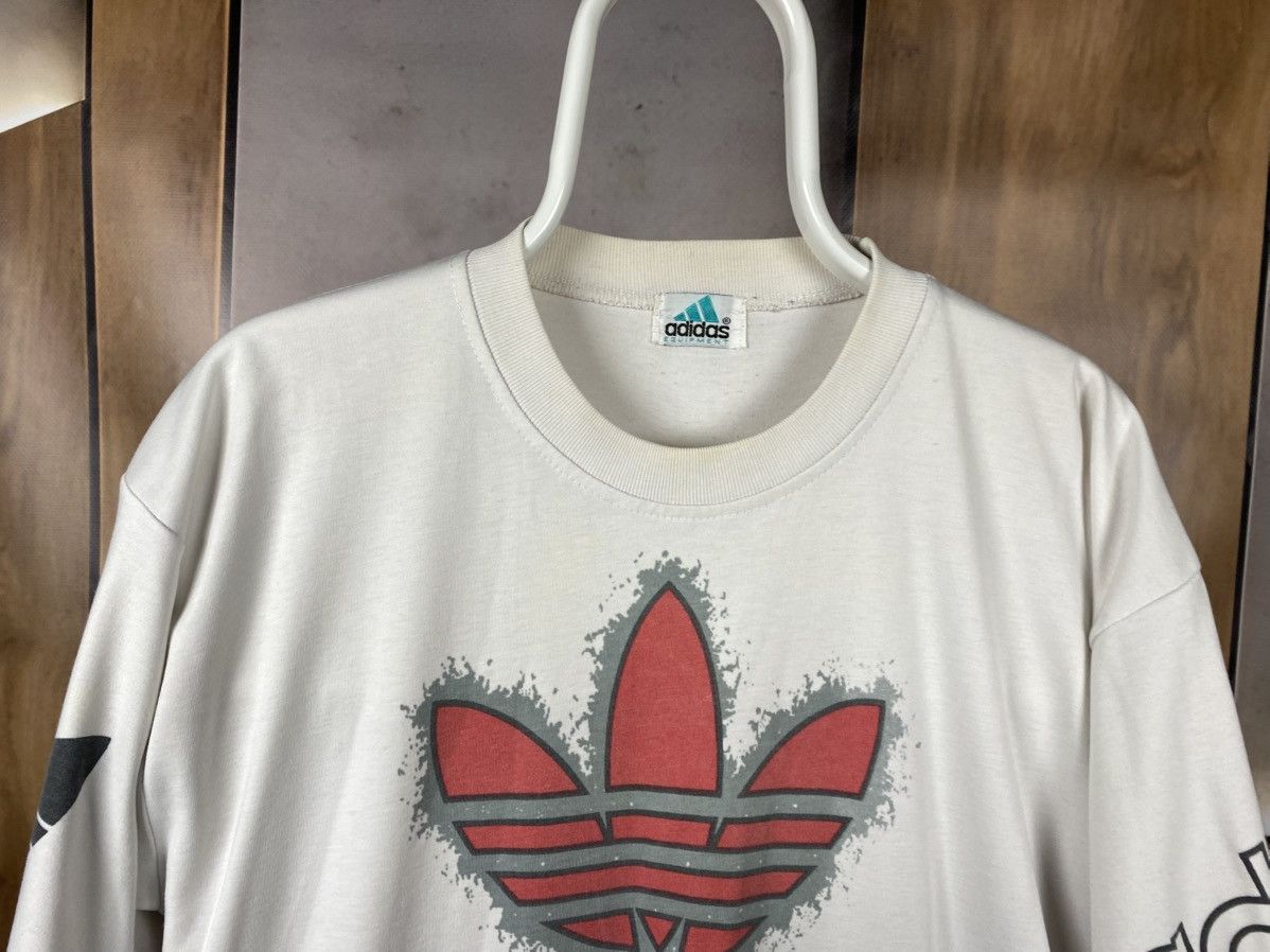 Adidas 🌺Vintage 90s T-Shirt Adidas Equipment Rare Big Logo Tee🌺 Size US L / EU 52-54 / 3 - 5 Thumbnail