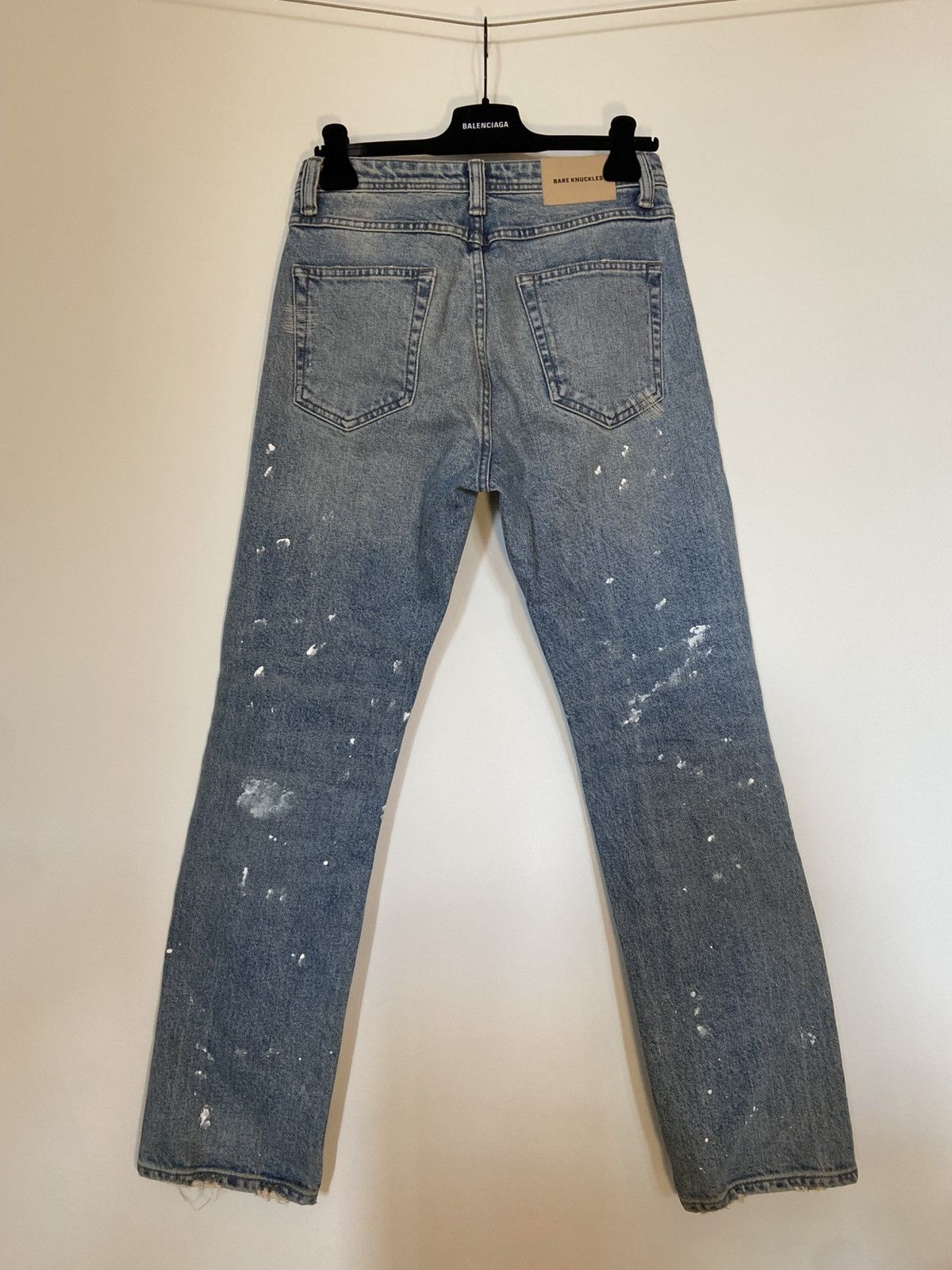 Bare Knuckles Bare Knuckles paint‑splatter straight‑leg jeans Size US 30 / EU 46 - 2 Thumbnail