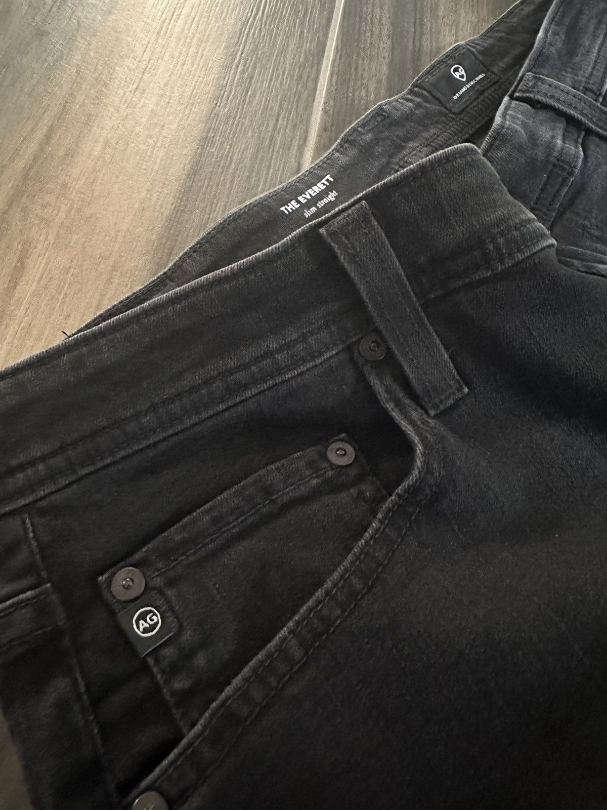 AG Adriano Goldschmied × Vintage Adriano Goldschmied Black Jeans Pants Mens Size US 36 / EU 52 - 5 Thumbnail