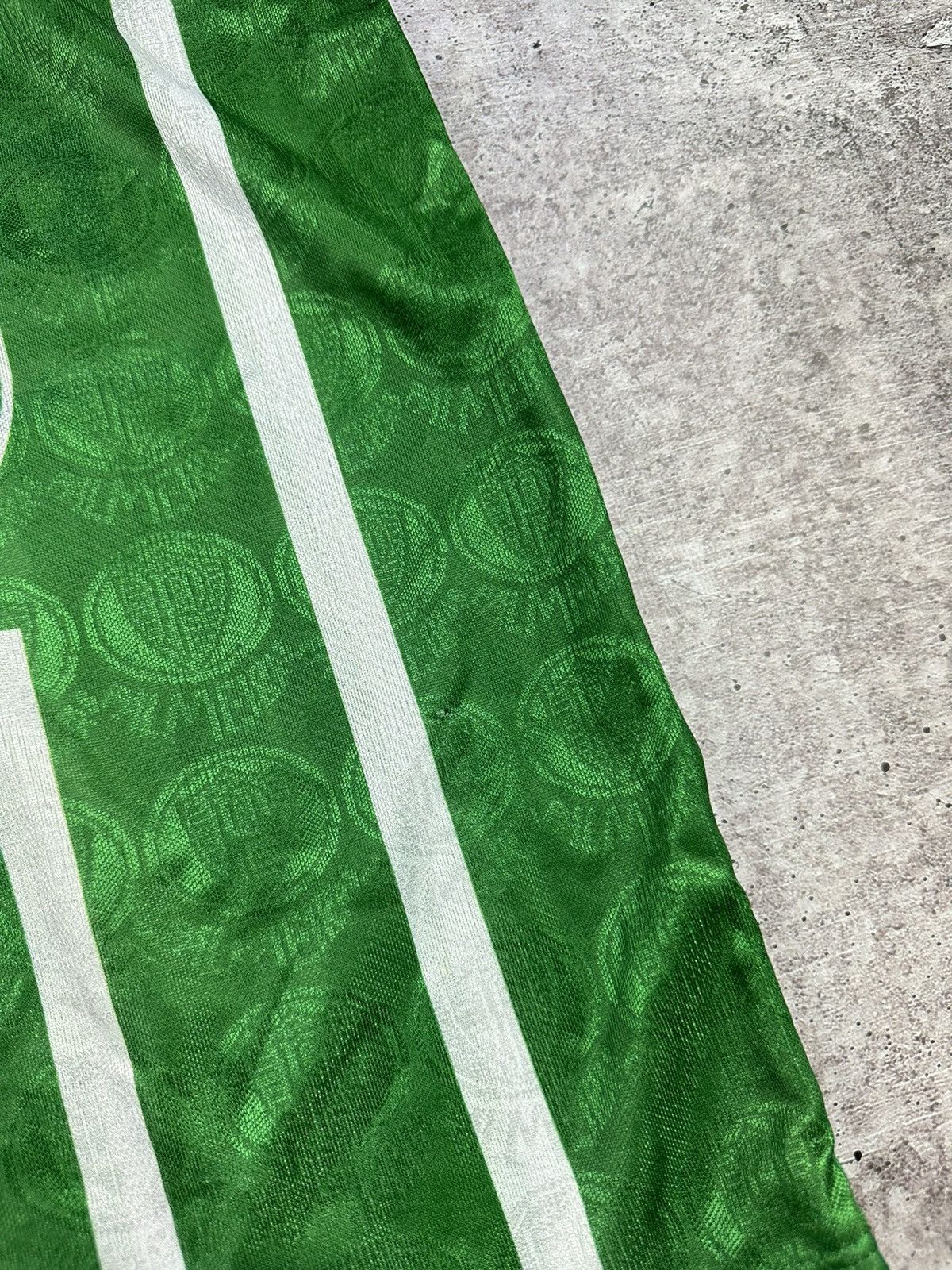 Vintage 1993/94 Rhumell Palmeiras #10 Match Worn Home Jersey Size US L / EU 52-54 / 3 - 25 Thumbnail