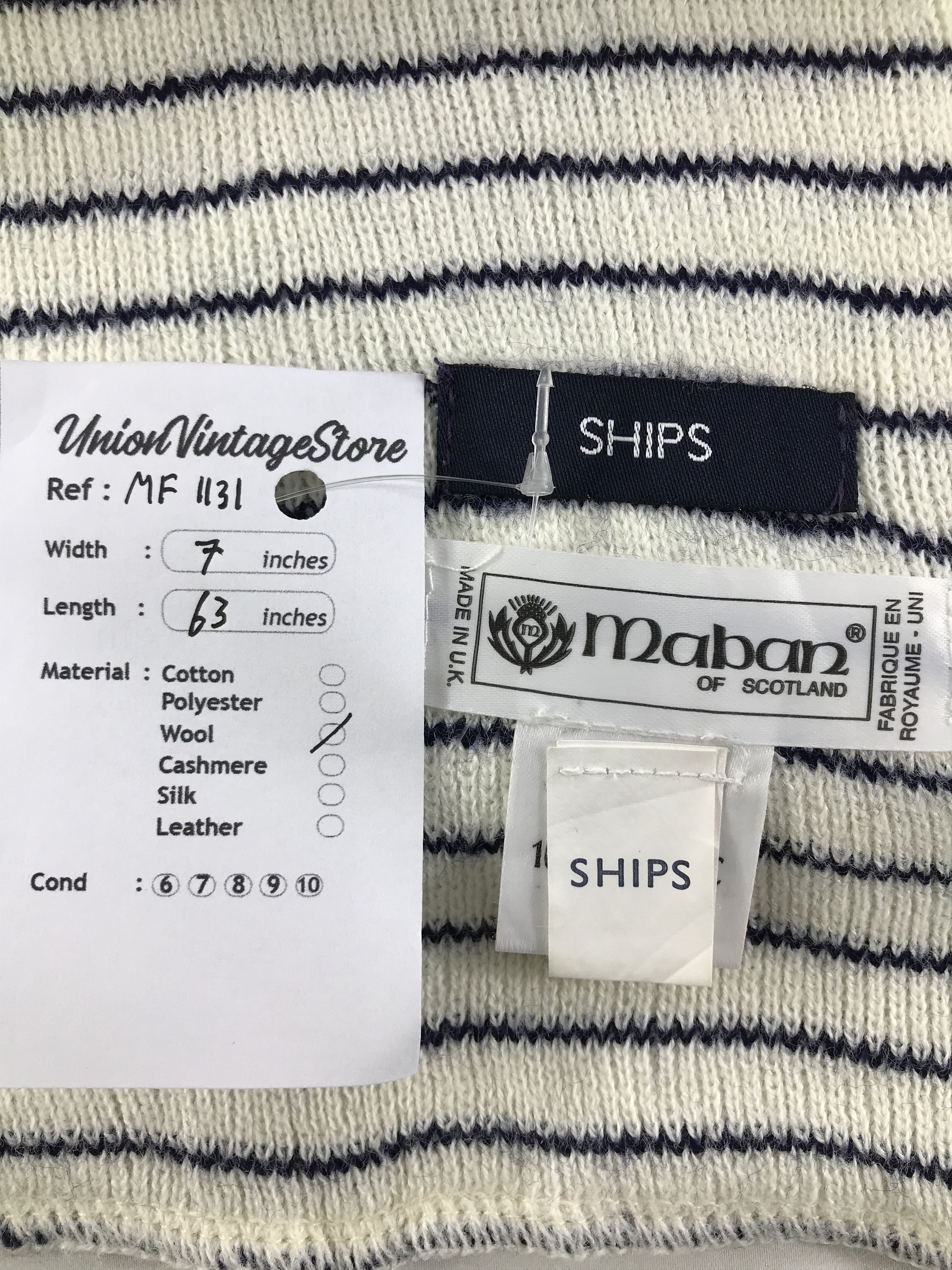 SHIPS Vintage Ships Scarf/Muffler/Neckwear MF1131 Size ONE SIZE - 4 Thumbnail