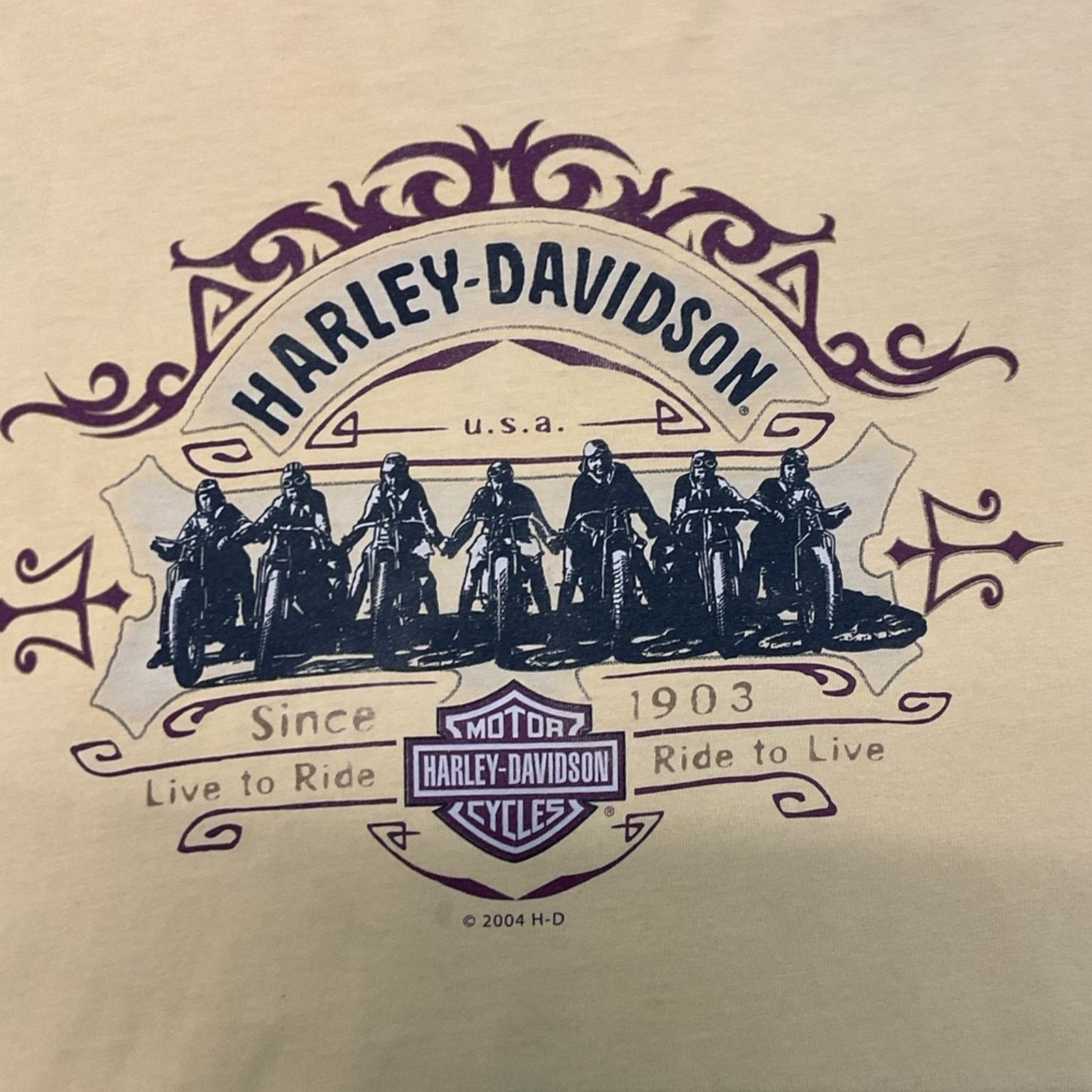 Harley Davidson 2000’s Harley Davidson “Mile High” Denver Colorado T-Shirt Size US XXL / EU 58 / 5 - 3 Thumbnail