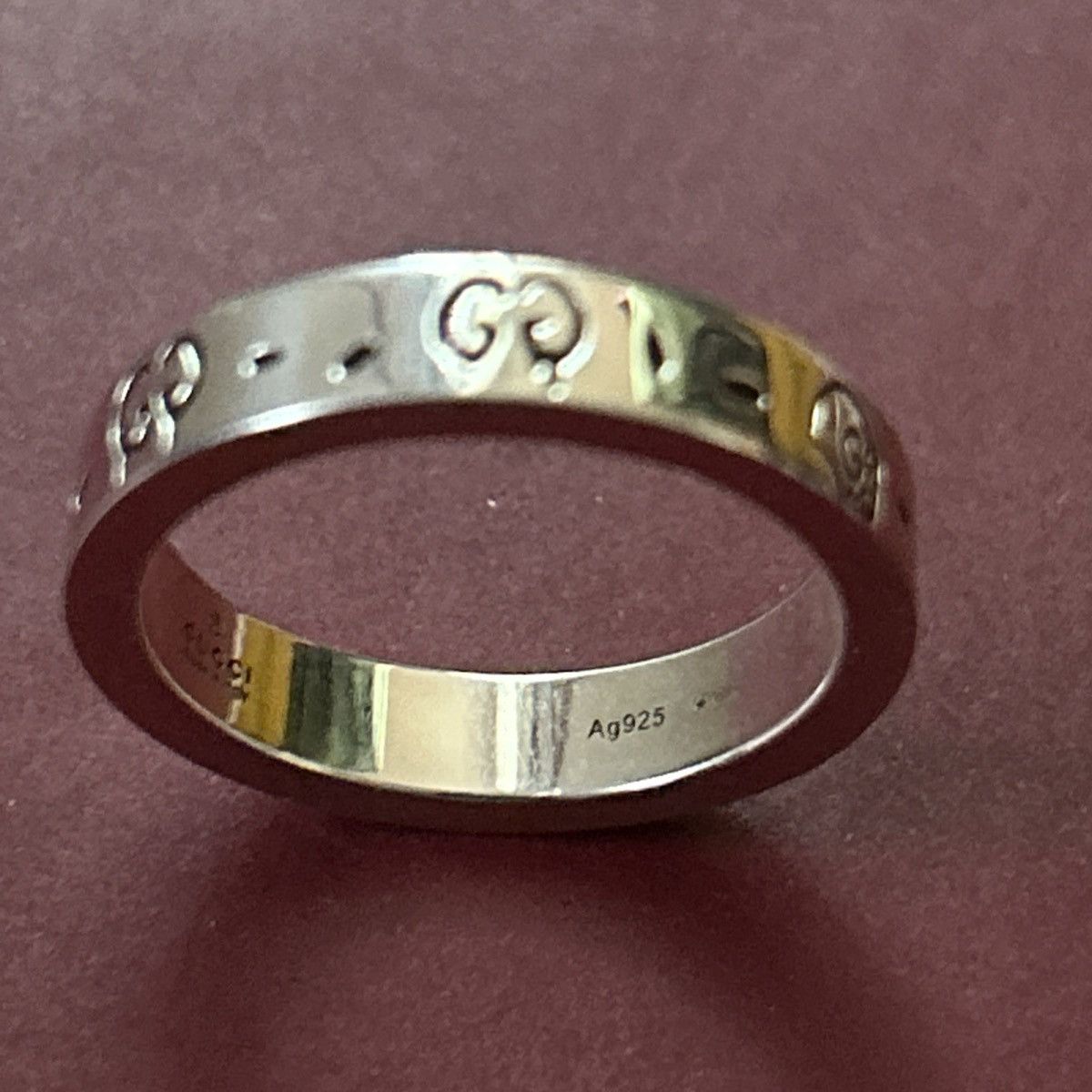 Gucci Gucci GG Ghost Costume Ring Silver Ag925 477932 Size ONE SIZE - 4 Thumbnail