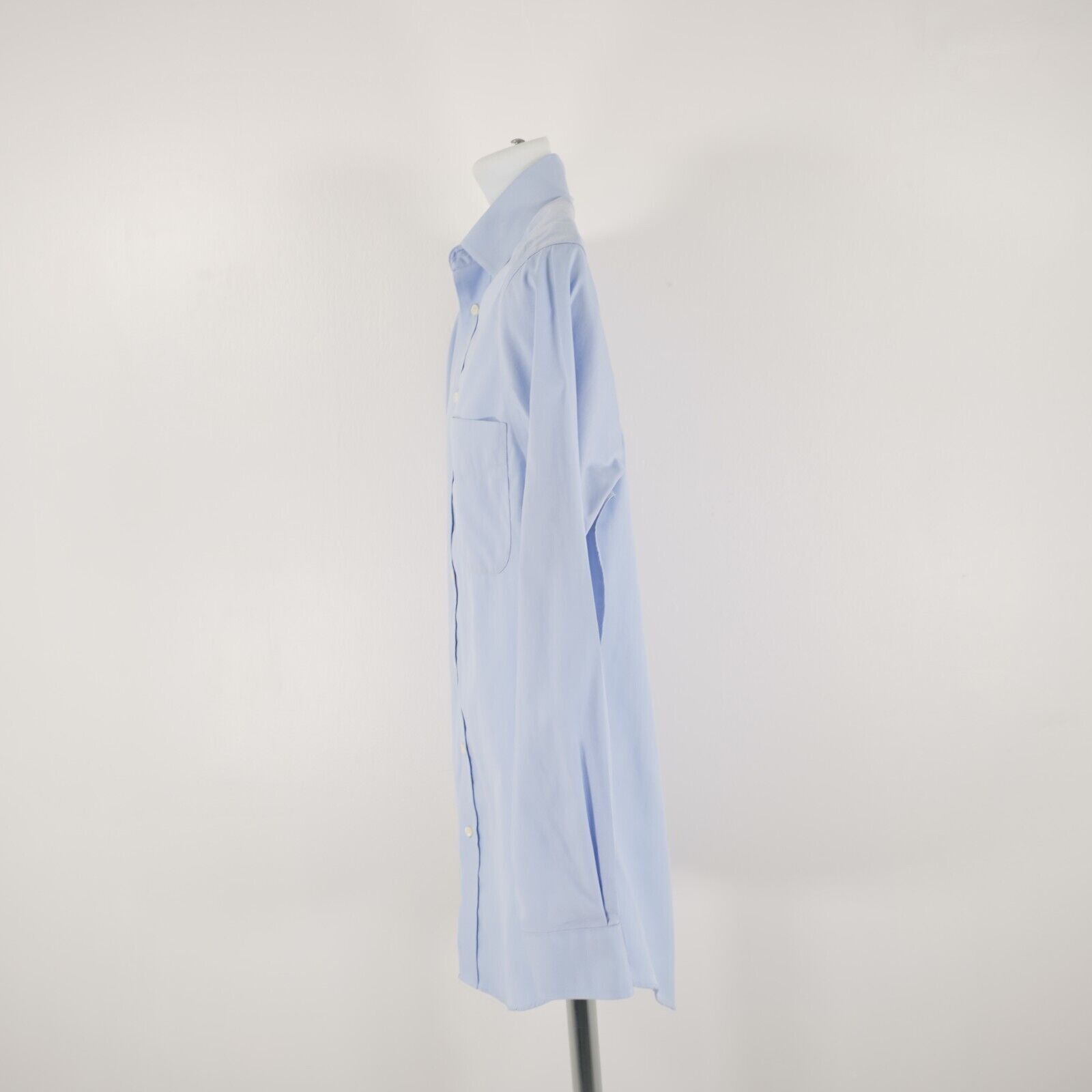 Jos. A. Bank Jos A Bank Traveler's Tailored Fit Blue 15 / 34 Pocket Colla Size US S / EU 44-46 / 1 - 6 Thumbnail