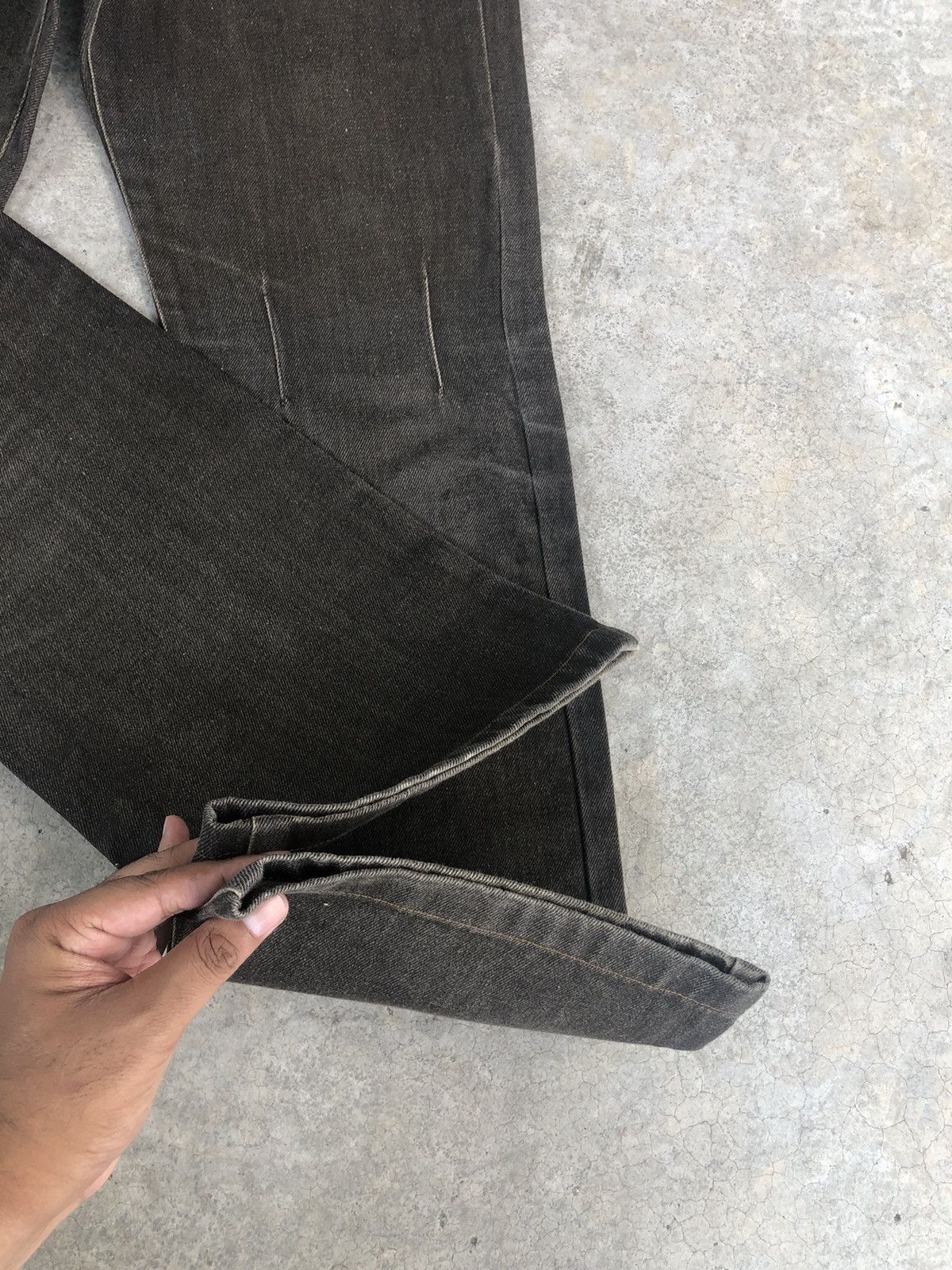 If Six Was Nine Japanese Melrose Flared Jeans Distressed Jeans Size US 32 / EU 48 - 13 Thumbnail