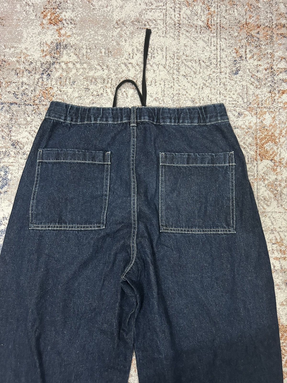 GU × Japanese Brand × Yohji Yamamoto Gu japan Wide Leg Baggy Jeans Yohji style Size US 30 / EU 46 - 7 Thumbnail