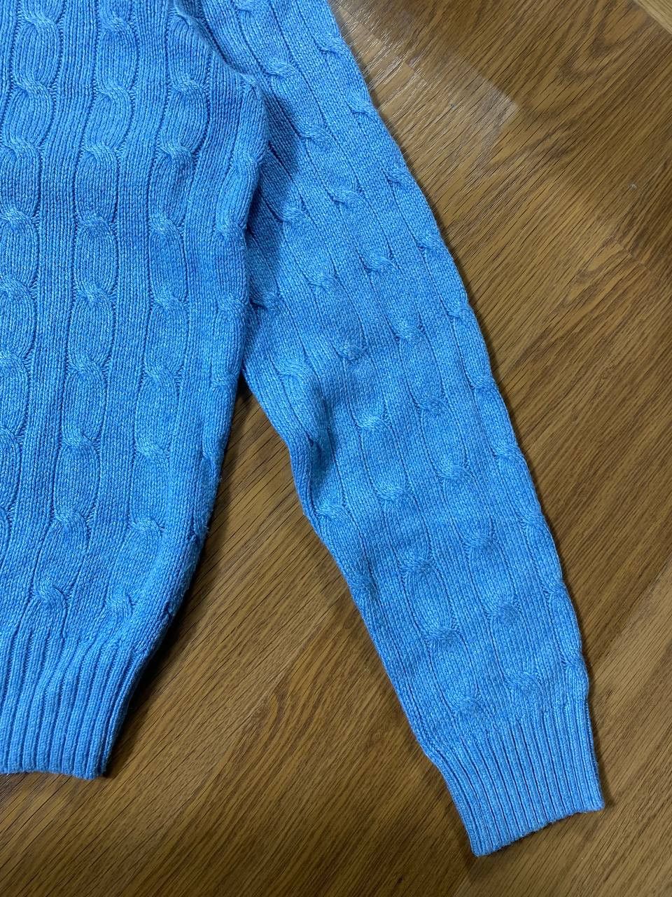 Polo Ralph Lauren POLO RALPH LAUREN Shawl Neck Cotton Sweater Size US M / EU 48-50 / 2 - 7 Thumbnail