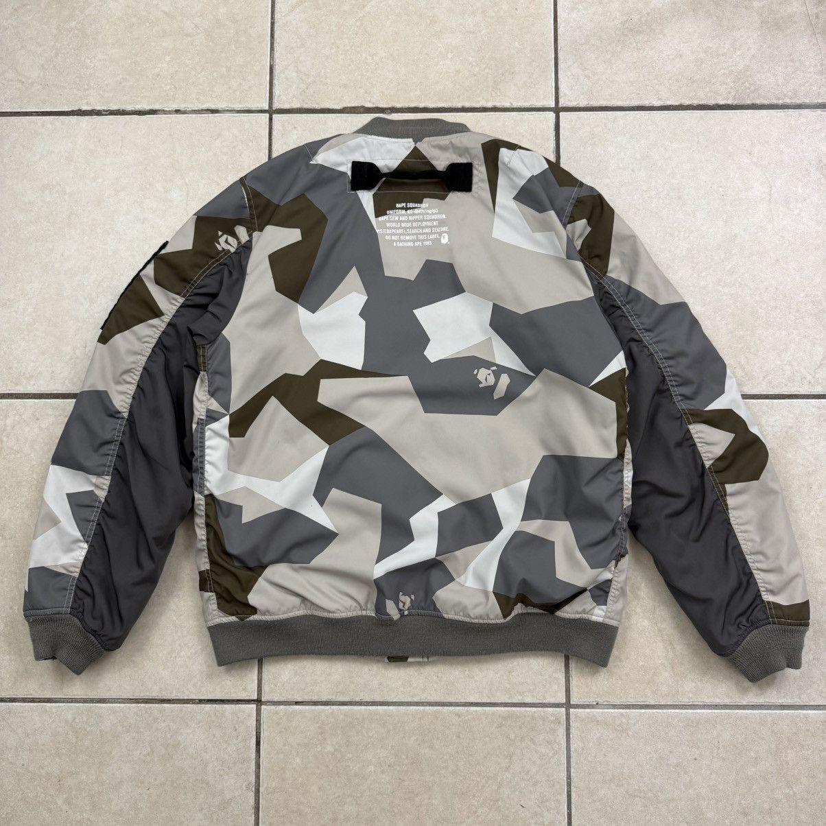 Bape BAPE Splinter Camo Light Bomber Jacket Size XL Size US XL / EU 56 / 4 - 6 Thumbnail