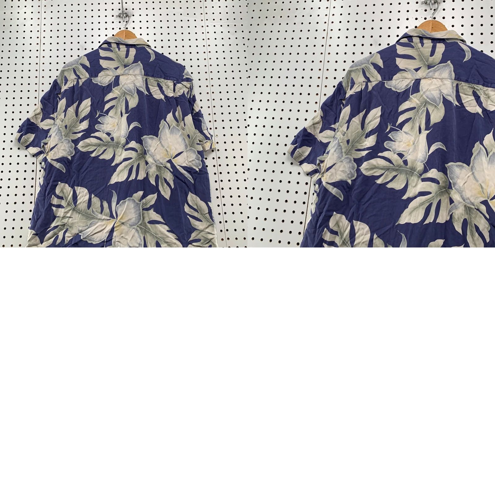 Tommy Bahama VINTAGE Tommy Bahama Button-Up Shirt Mens L Blue Floral Silk Aloha 100% Autumn? Size US L / EU 52-54 / 3 - 9 Thumbnail